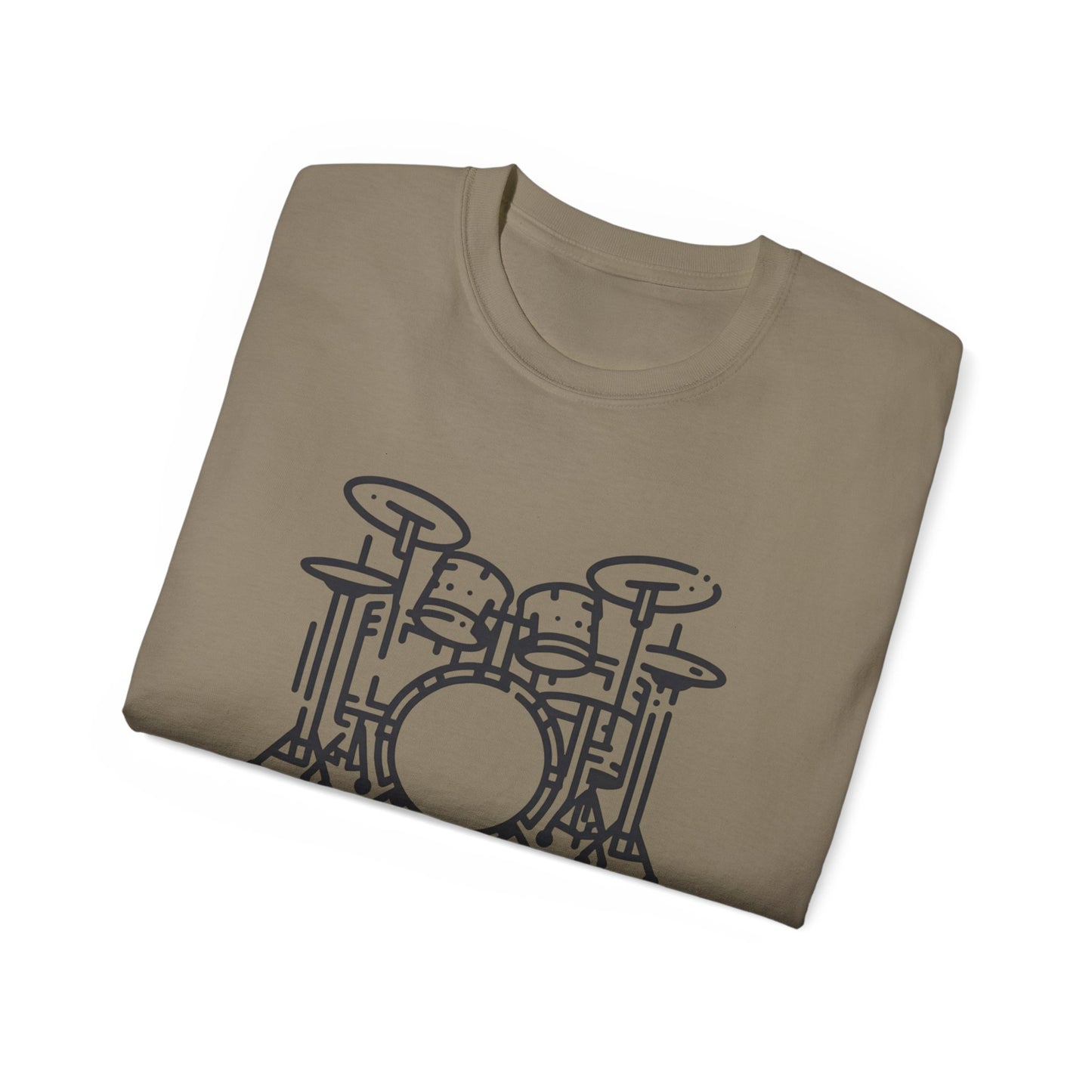 Drum-A-Diddle, Drumset Paradiddle, Unisex Ultra Cotton Tee - Psychonaut Swag