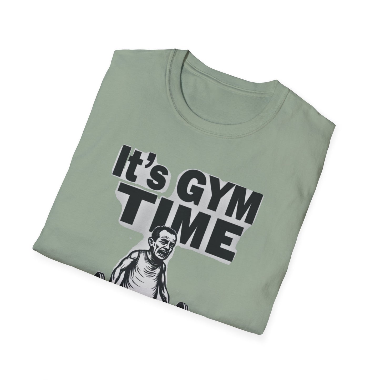 It's Gym Time T-Shirt, Motivational Workout Shirt, Fitness Apparel, Gift for Gym Lovers, Casual Sport Tee - Psychonaut Swag