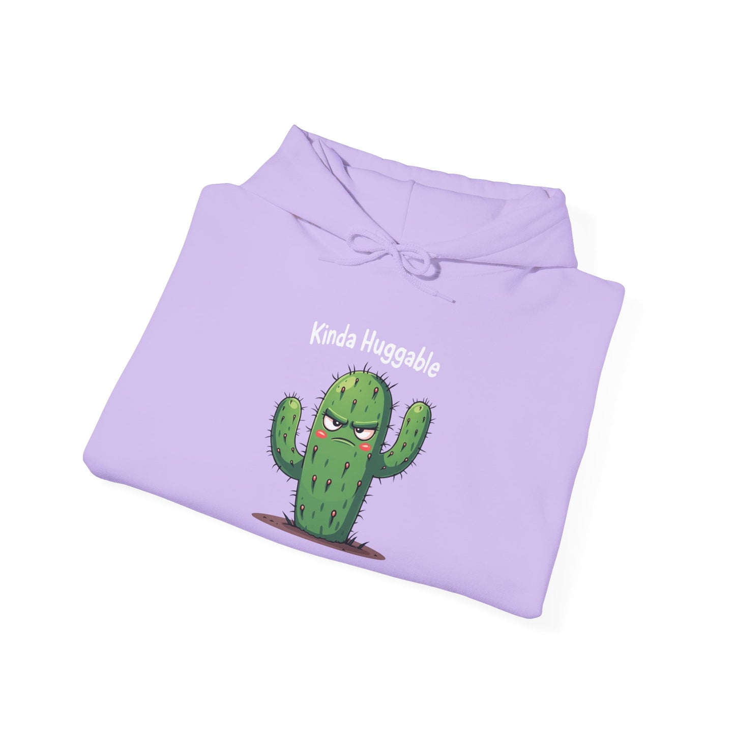 Kinda Huggable, Unisex Heavy Blend Sweatshirt, Comfy Gift, Funny Plant Lover Apparel, Perfect for Casual Outings, Spring Celebration