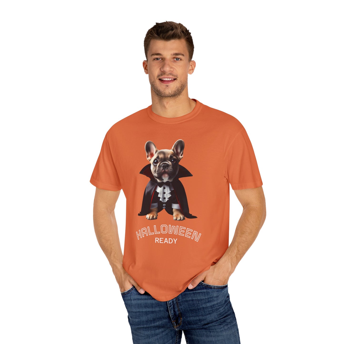 Funny French Bulldog Vampire T-Shirt, Pet Lover Gift, Halloween Costume Tee, Dog Theme Apparel, Unisex Graphic Shirt