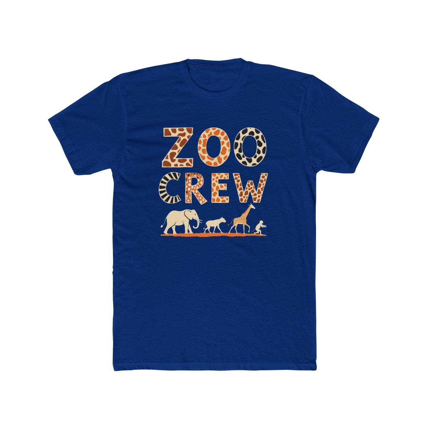 Zoo Crew Unisex Cotton Crew Tee, Animal Shirt, Wildlife Apparel, Zoo Membership Gift, Family Outing Tee, Fun Educational Outfits - Psychonaut Swag