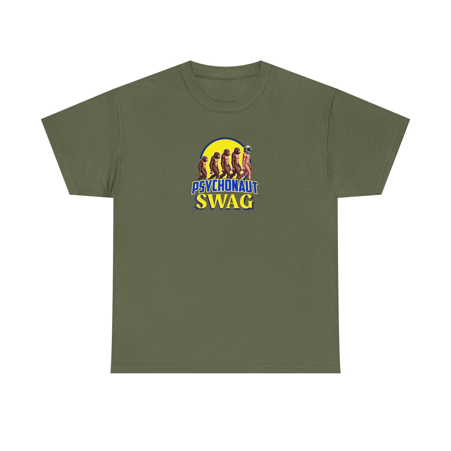 Psychonaut Basic tee, (Small Biz),  Unisex Heavy Cotton Tee, Psychedelic T-Shirt, Gifts for Festival Lovers, Unisex Graphic Tee, Casual Wear, Summer Vibes