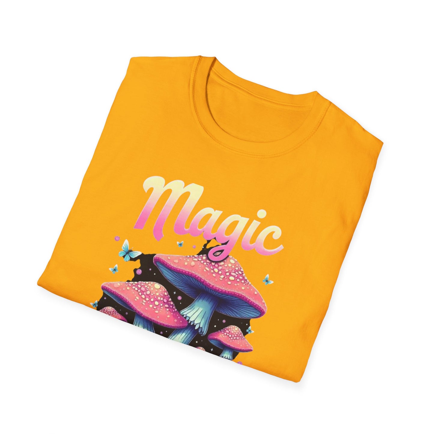 Magic Mushroom Unisex T-Shirt, Psychedelic Tee, Nature Lovers Gift, Trendy Graphic Shirt, Festival Wear, Eco-Friendly Apparel - Psychonaut Swag