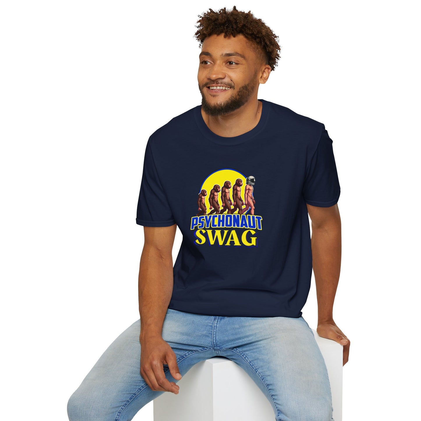 Psychonaut (Small Biz) Swag T-Shirt, Unisex Shirt for Car Lovers, Gift for Men and Women, Retro Art, Evolution Enthusiast Apparel, Birthday or Holiday Gift