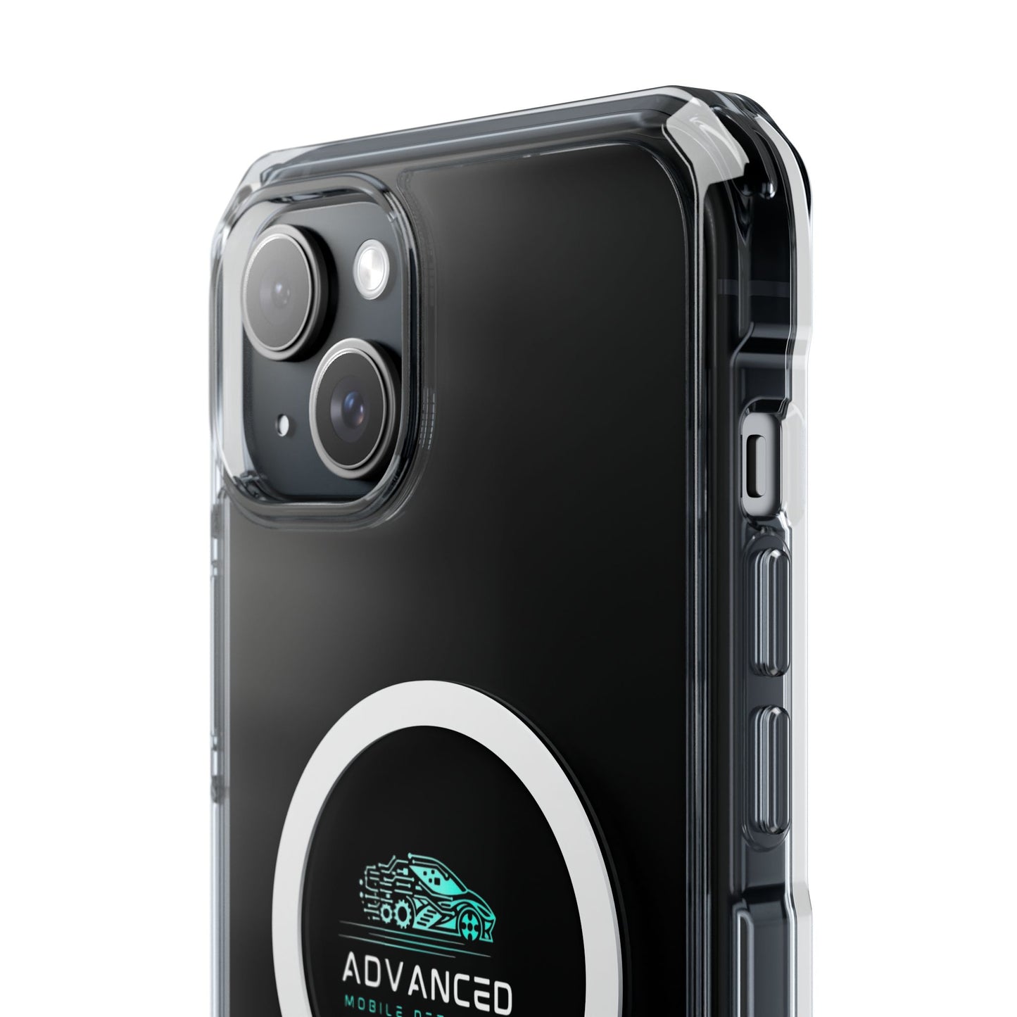Advanced Mobile Detailing, Phone Case for Car Enthusiasts, Clear Protective Shell, Advanced Mobile Detailing, Customizable Gift, Stylish Phone Accessory