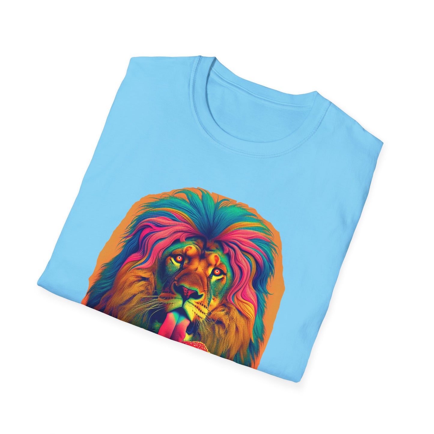 Lion Lick, Mushroom tee, Unisex T-Shirt - Psychonaut Swag