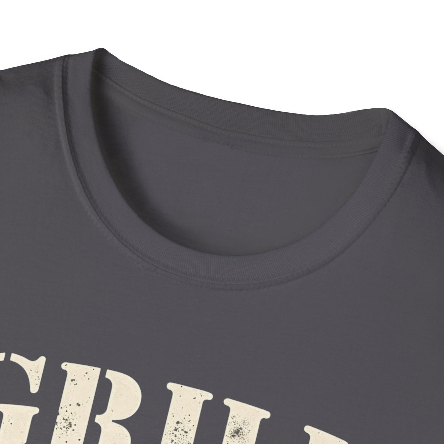 Grill Sergeant T-Shirt, Unisex Softstyle Tee, BBQ Gift, Father's Day Shirt, Grilling Apparel - Psychonaut Swag