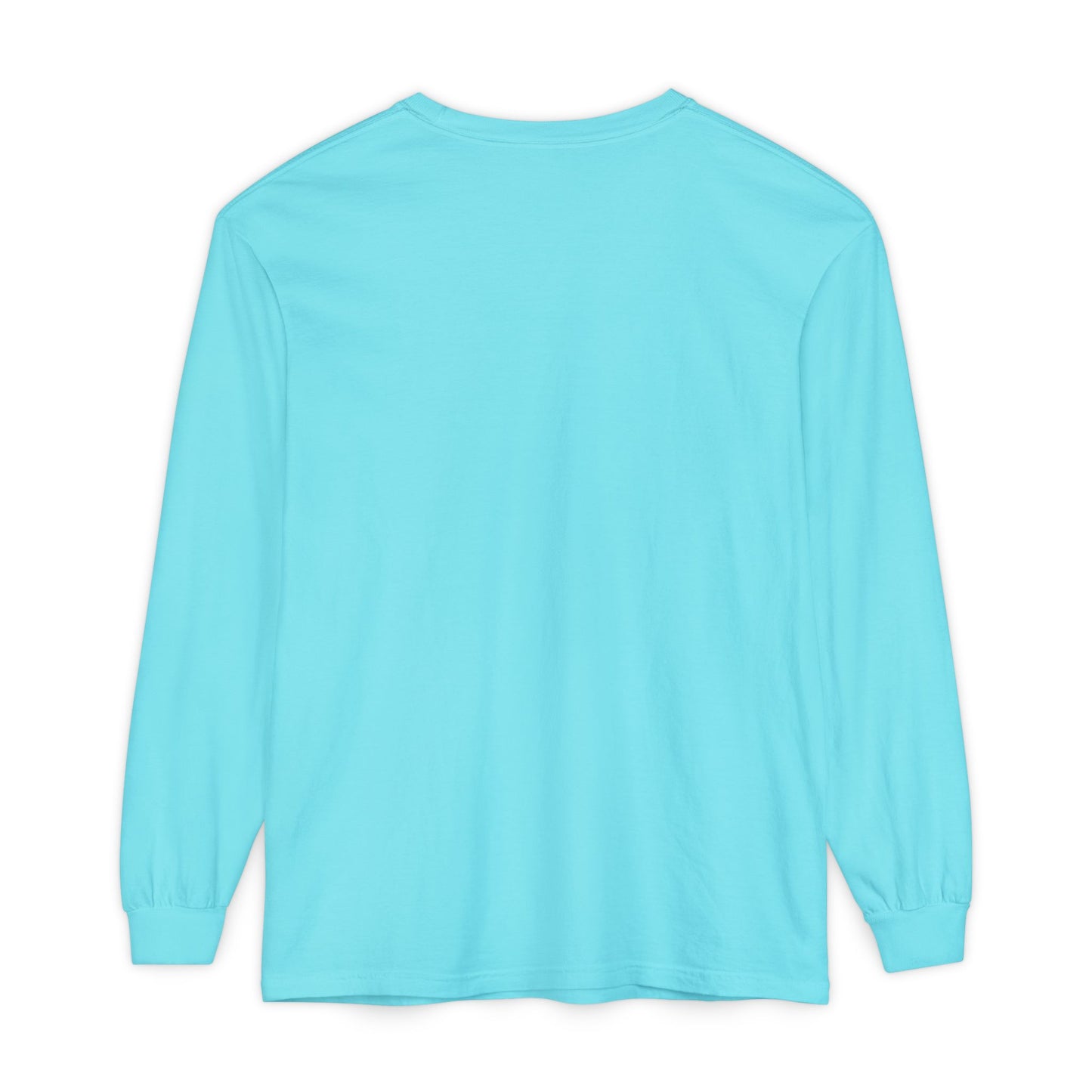 Sunset Dolphin Unisex Garment-dyed Long Sleeve T-Shirt - Psychonaut Swag