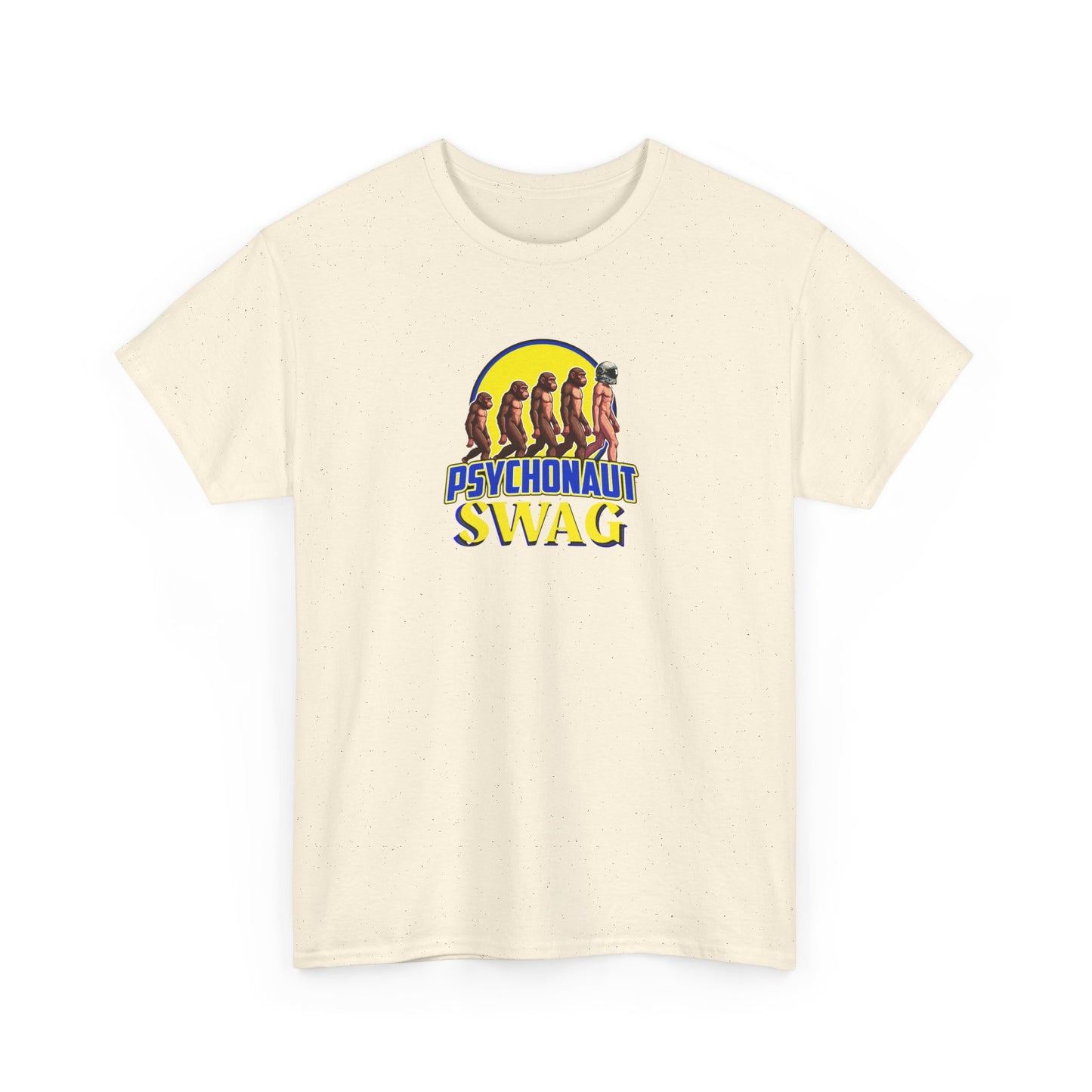 Psychonaut Basic tee, (Small Biz),  Unisex Heavy Cotton Tee, Psychedelic T-Shirt, Gifts for Festival Lovers, Unisex Graphic Tee, Casual Wear, Summer Vibes