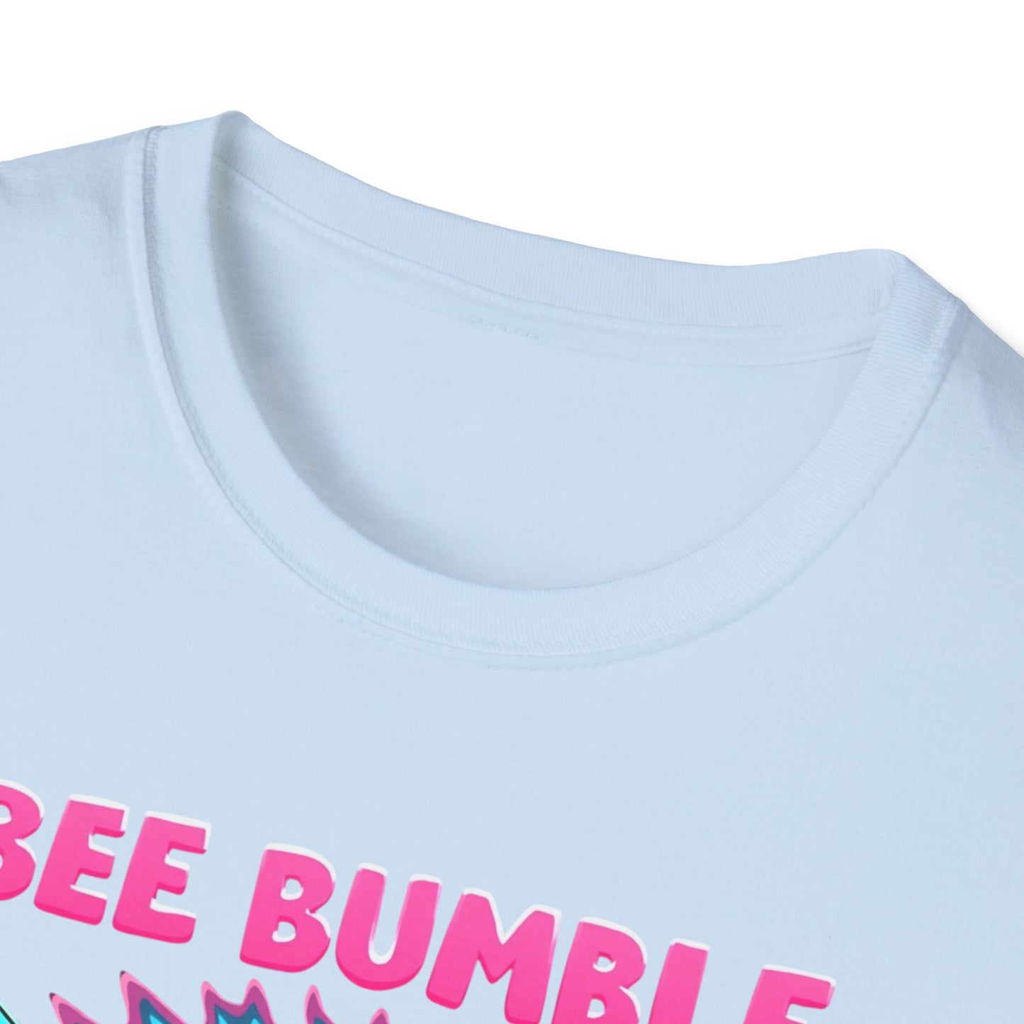 Bee Bumble T-Shirt, Retro Graphic Tee, Softstyle Unisex Shirt, Summer Fashion, Gift for Beekeepers, Eco-Friendly Tee - Psychonaut Swag
