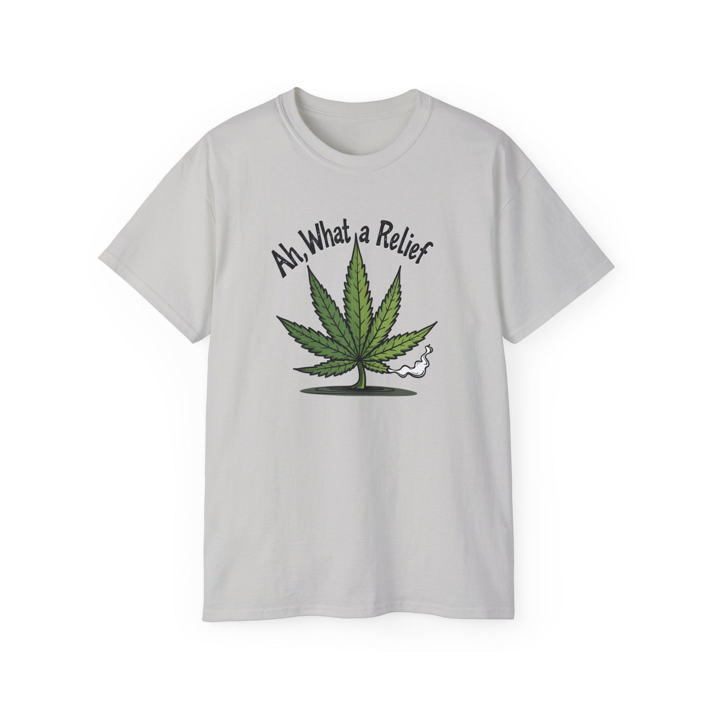 Ah, What a Relief Unisex Ultra Cotton Tee - Perfect for Cannabis Enthusiasts - Psychonaut Swag