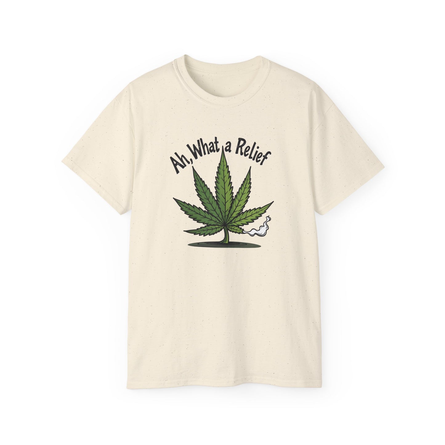 Ah, What a Relief Unisex Ultra Cotton Tee - Perfect for Cannabis Enthusiasts - Psychonaut Swag