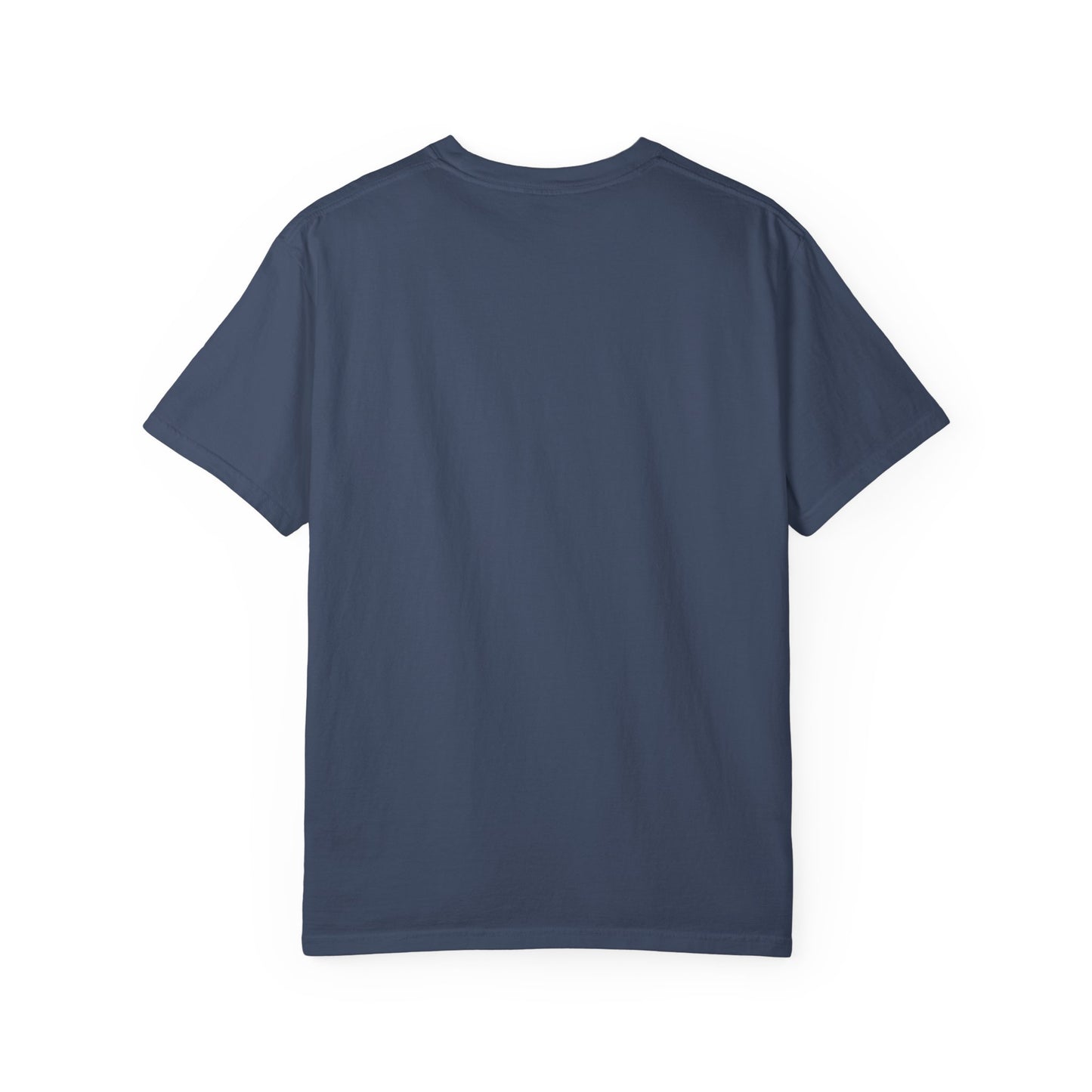 Curious Cat with mushrooms, Unisex Garment-Dyed T-shirt - Psychonaut Swag