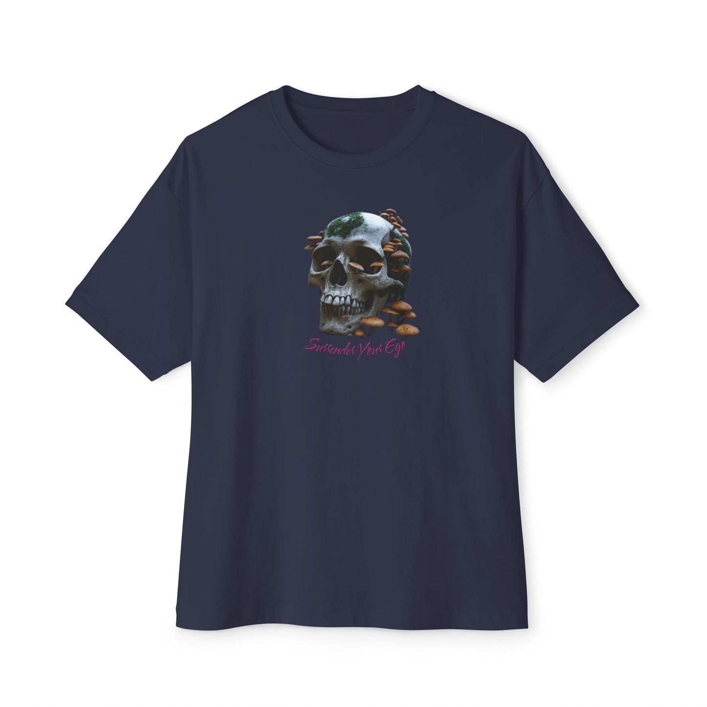 Mushroom Skull Graphic Unisex Oversized Tee | Casual Streetwear, Unique Gift, Statement Shirt, Relaxed Fit Fashion, Graphic Tee