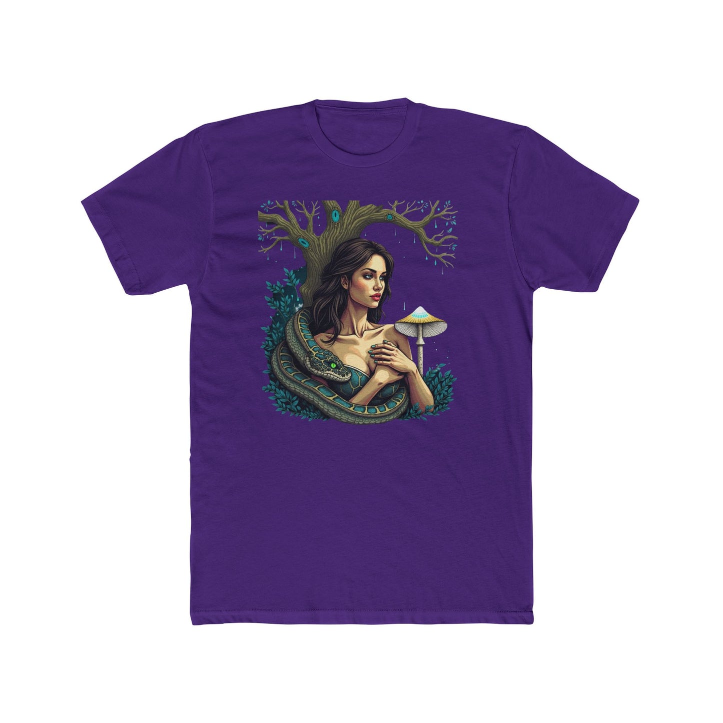 Forbidden Fruit, Enchanted Forest Graphic Tee | Nature Lover Shirt, Bohemian Apparel, Unique Gift, Casual Wear, Art Tee - Psychonaut Swag