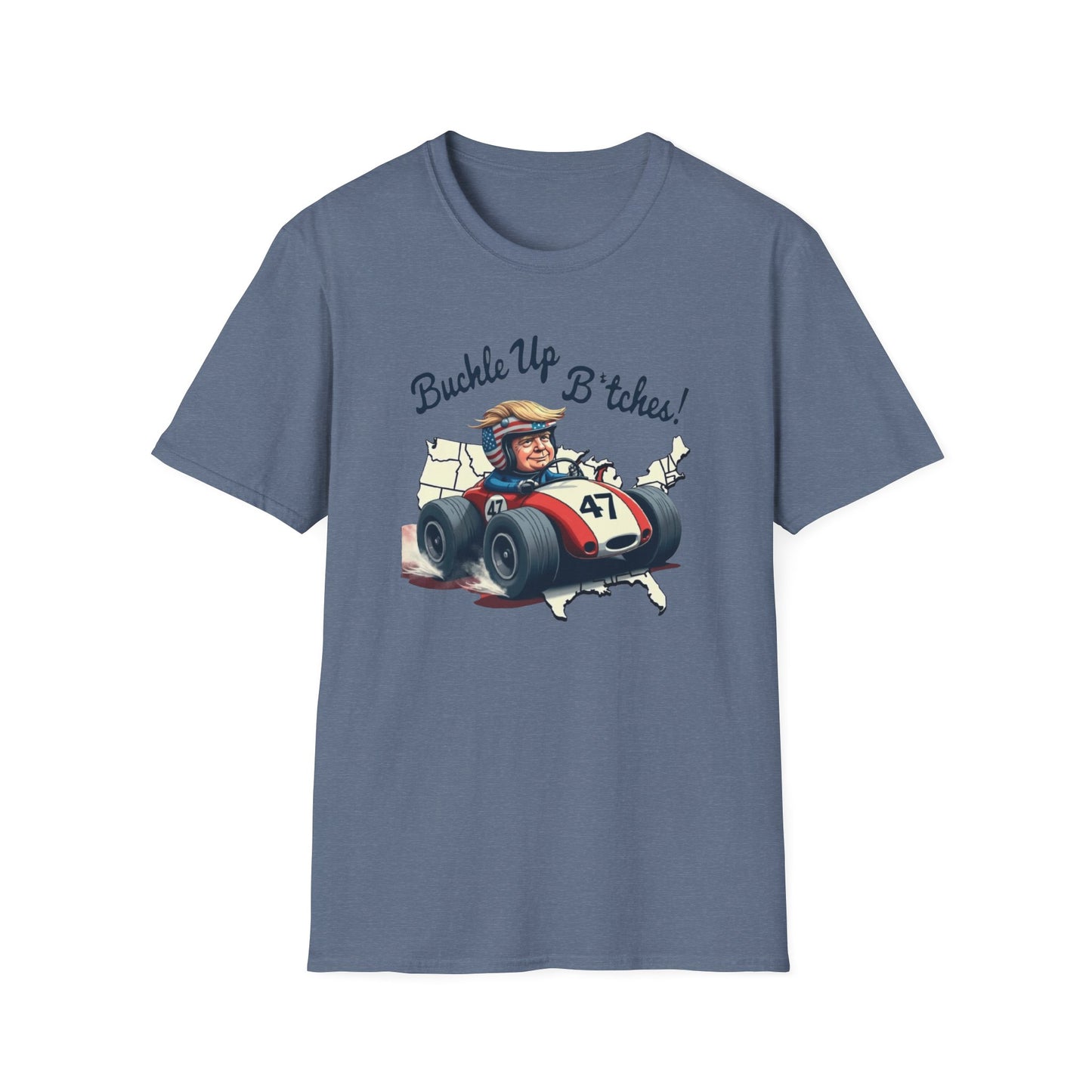 Buckle Up B*tches Unisex T-Shirt, Funny Graphic Tee, Racing Enthusiast Gift, Casual Wear, Birthday Apparel - Psychonaut Swag