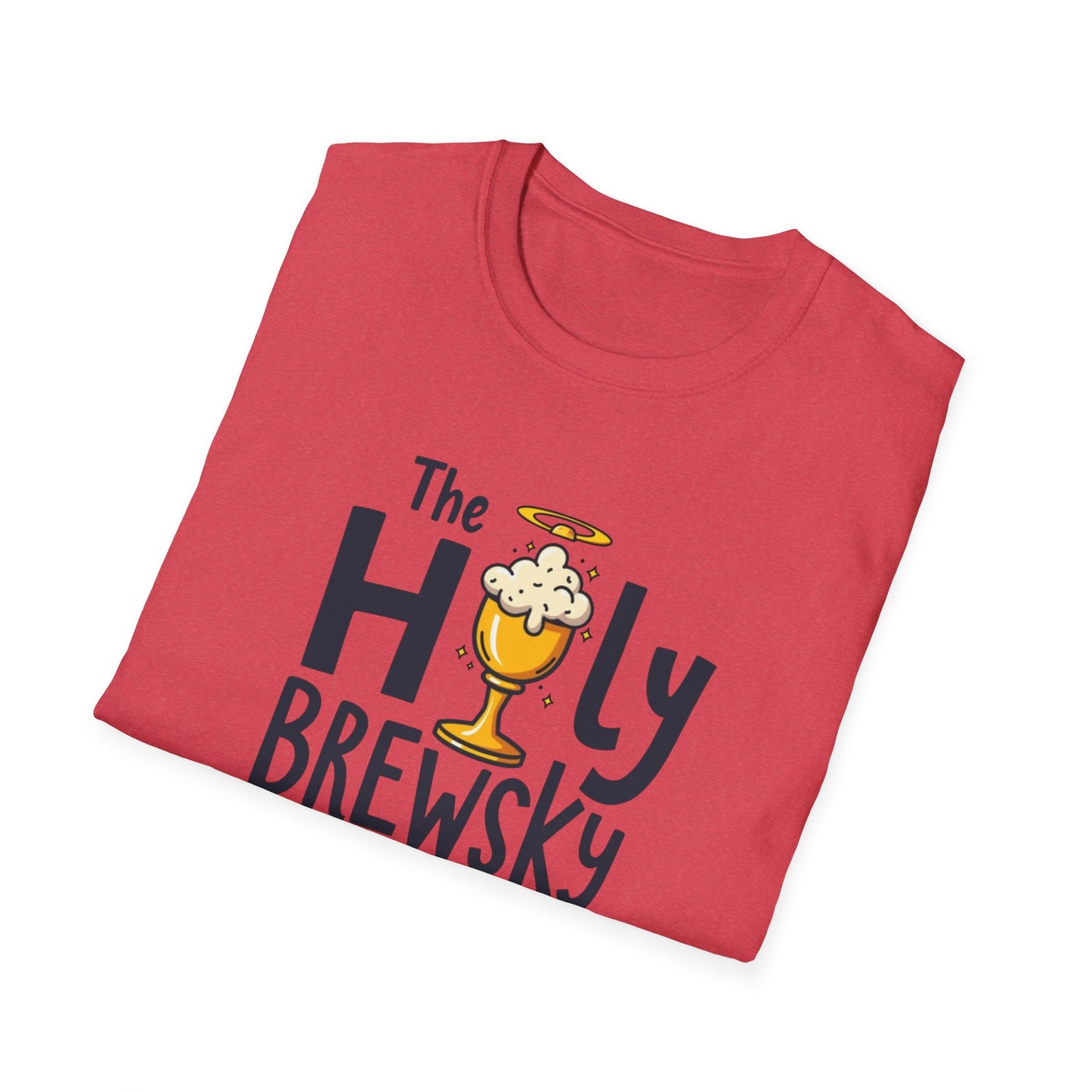 Holy Brewski Unisex T-Shirt, Funny Beer Tee, Gift for Beer Lovers, Party Shirt, Casual Wear, Birthday Gift - Psychonaut Swag