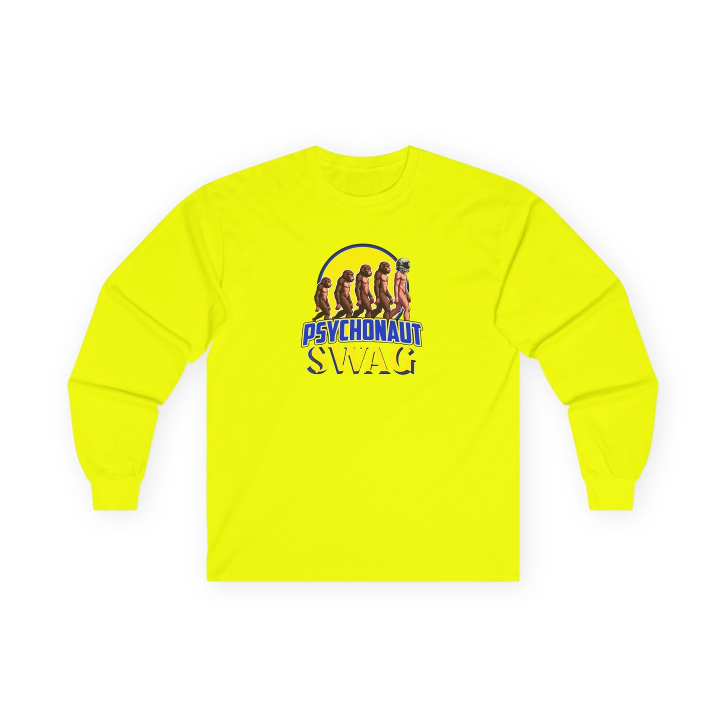 Psychonaut swag, small biz Long Sleeve Tee - Unisex Cotton Shirt for Festival Vibes, Casual Wear, Gift for Music Lovers, Streetwear, Retro Style