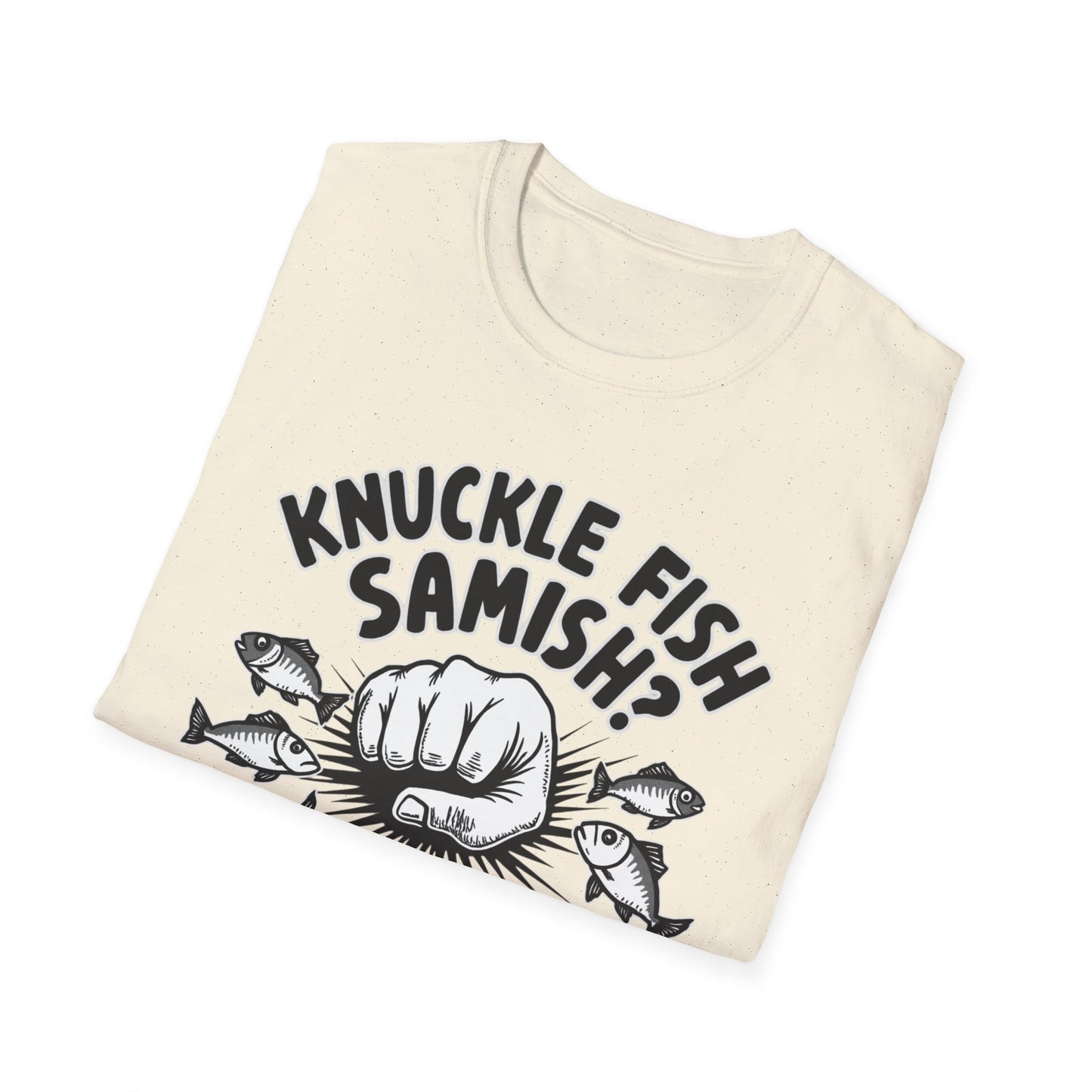 Knuckle Fish Samish, T-Shirt, Perfect for Anglers, Gift for Fishermen, Casual Wear, Outdoor Activities, Humor Shirt