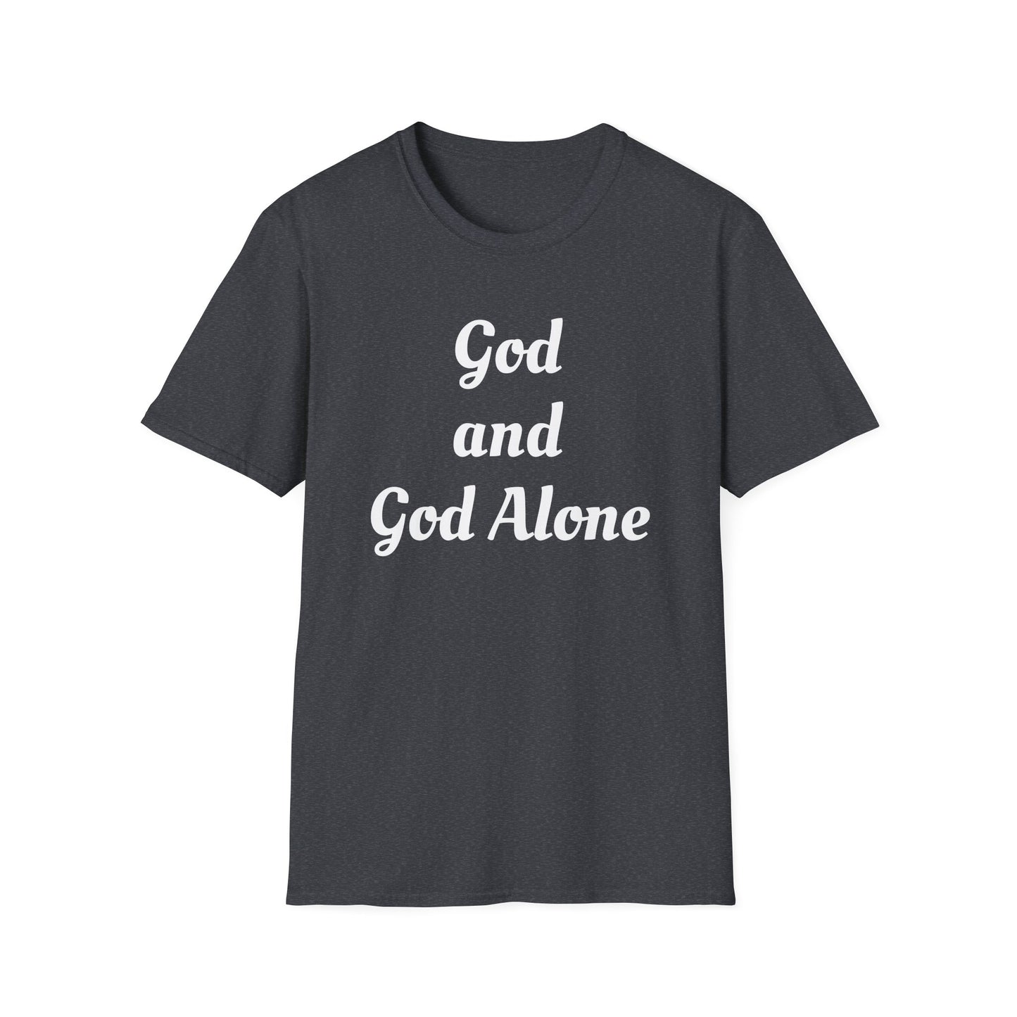 God Alone, Unisex Softstyle T-Shirt - Psychonaut Swag