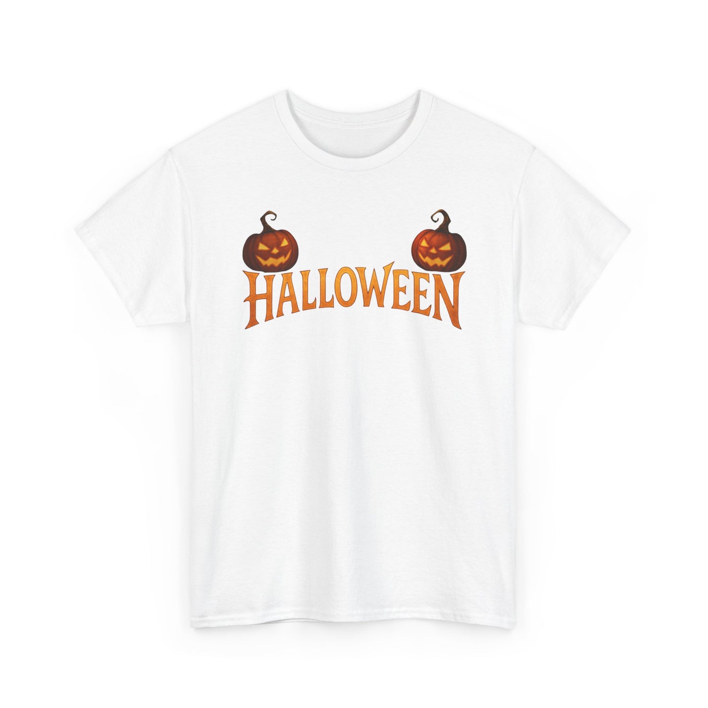 Halloween Pumpkin Graphic Tee, Unisex Cotton T-Shirt, Fall Fashion, Halloween Costume, Trick or Treat Shirt