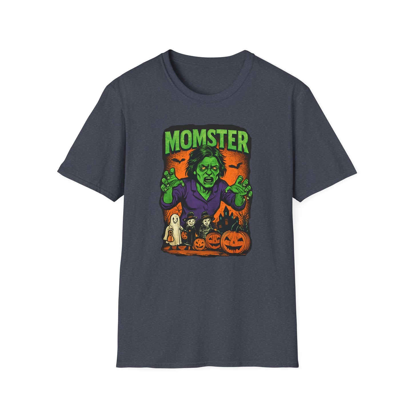 Halloween Momster T-Shirt, Unisex Spooky Tee, Cute Halloween Shirt, Gift for Halloween Lovers, Family Costume Shirt, Trick or Treat Shirt