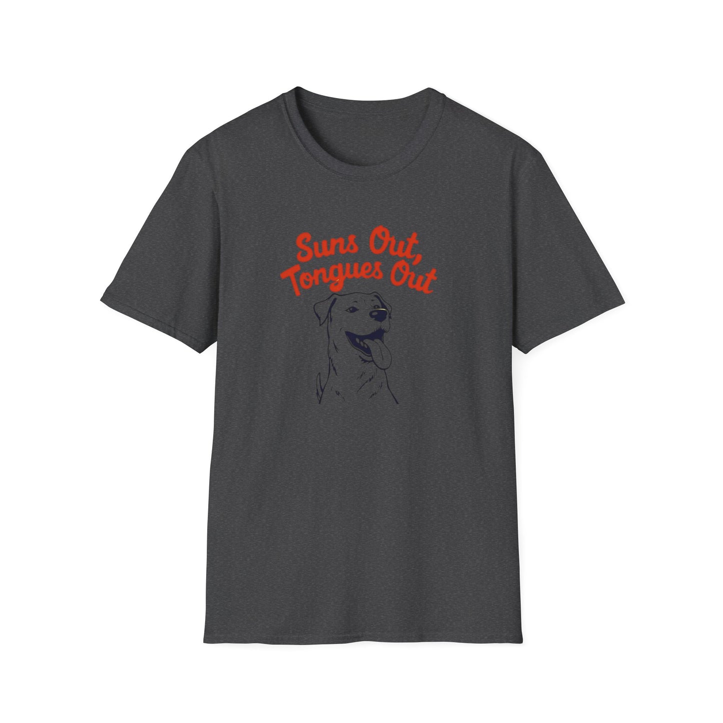 Suns Out, Tongues Out T-Shirt – Unisex Summer Tee, Dog Lovers Gift, Casual Wear, Cute Pet Shirt, Animal Lover Apparel - Psychonaut Swag