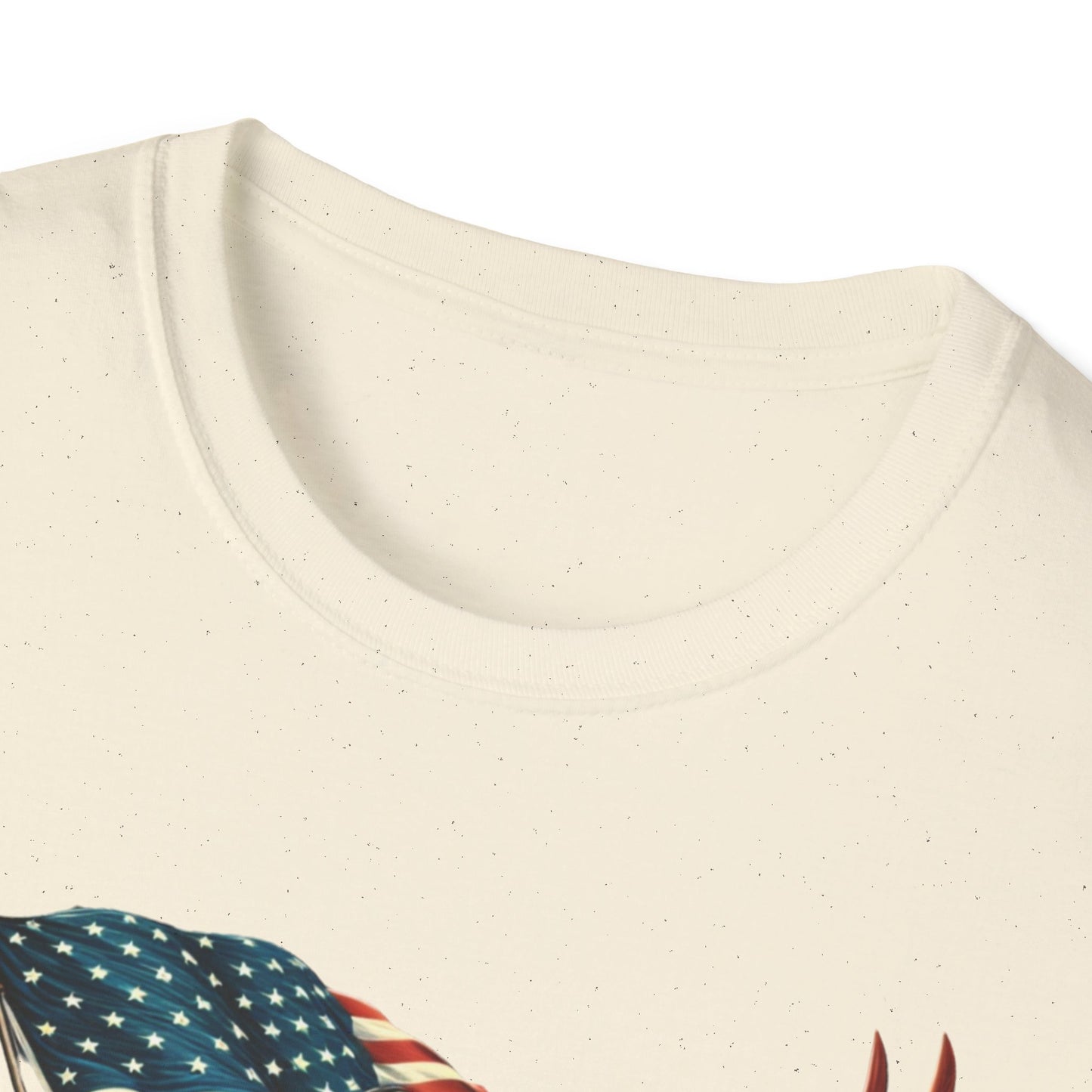 Patriot Riding Eagle, Graphic Tee - Unisex T-Shirt, Eagle Design, 4th of July Shirt, Independence Day Apparel, Festival Wear, Gift for Patriots - Psychonaut Swag