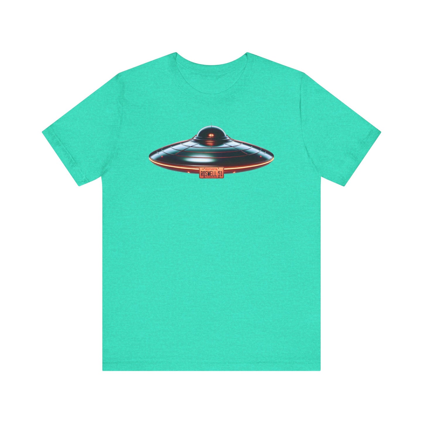 Flying Saucer, Unisex Jersey Short Sleeve Tee - Psychonaut Swag