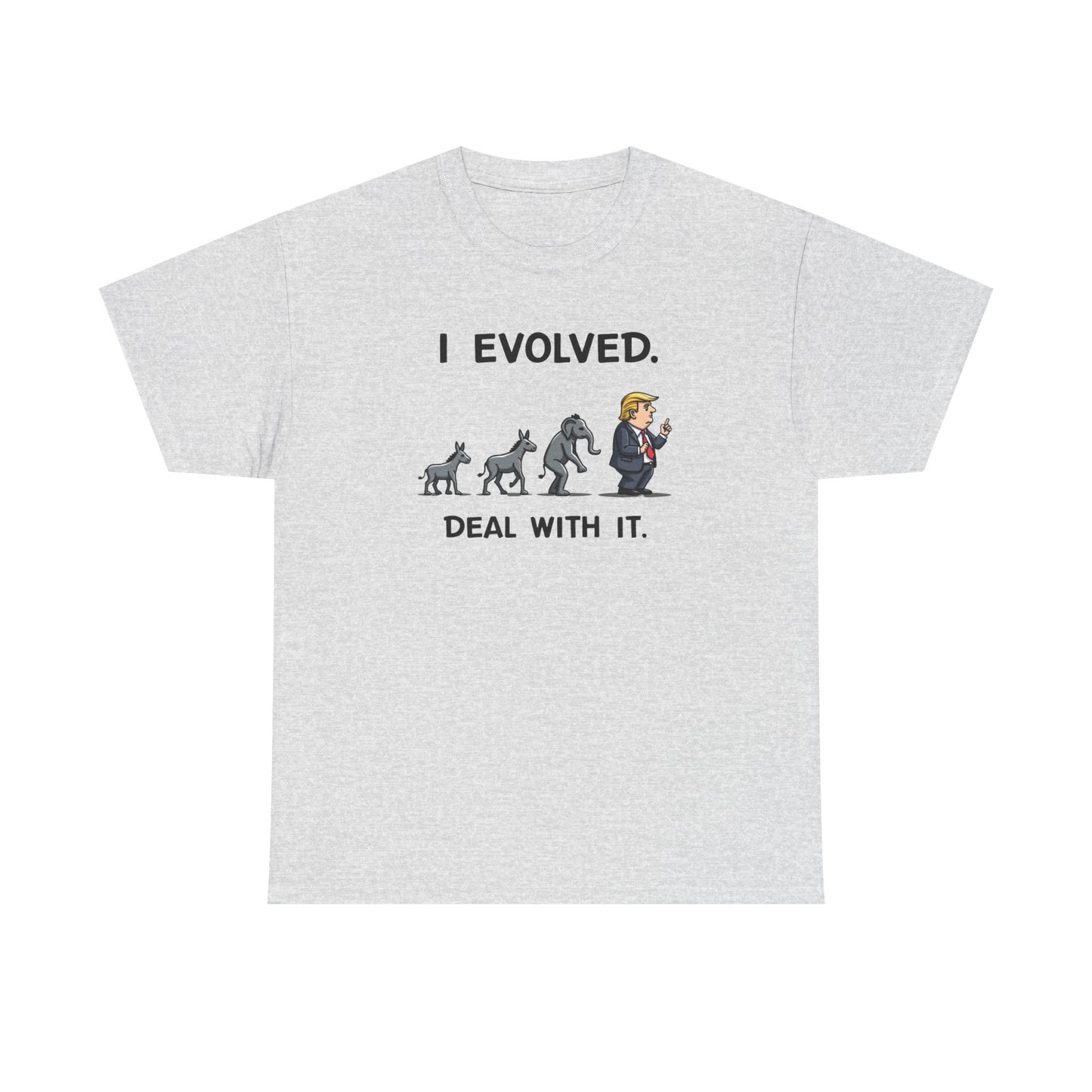 I Evolved, political humor, Funny Unisex T-Shirt, Gift for Dog Lovers, Casual Wear, Statement Shirt - Psychonaut Swag