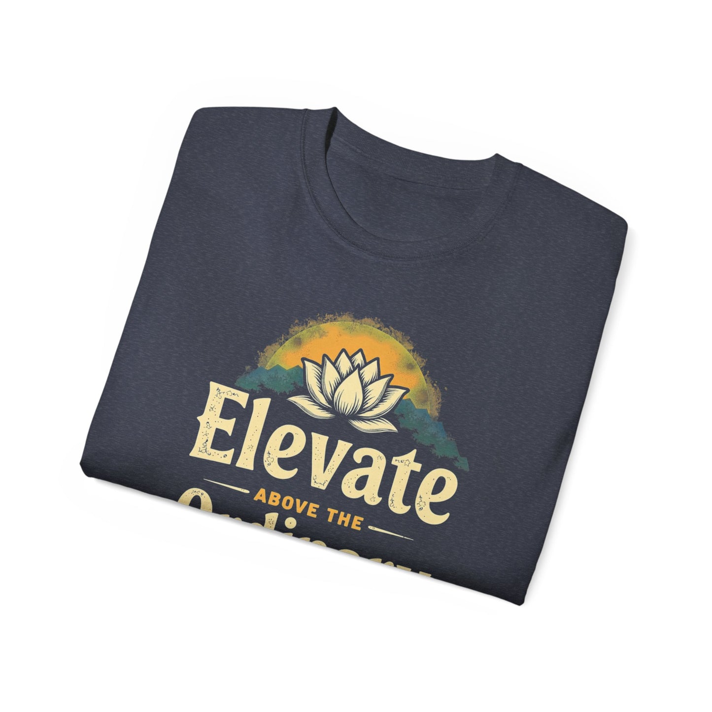 Inspirational Unisex Ultra Cotton Tee - 'Elevate Above the Ordinary' - Psychonaut Swag