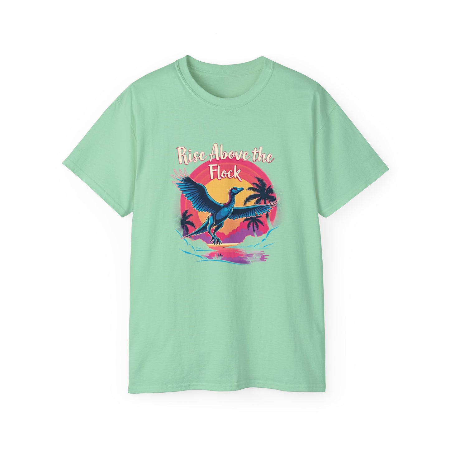 Rise Above the Flock Unisex Ultra Cotton Tee - Tropical Vibe Shirt - Psychonaut Swag