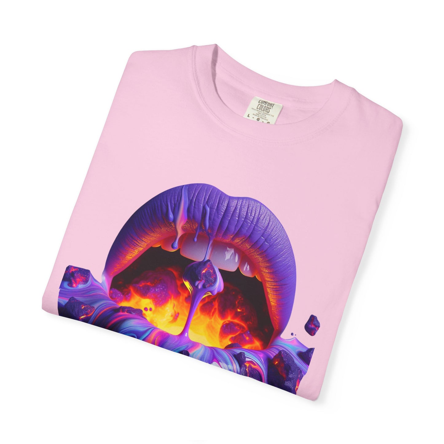 Lava Lips, Unisex Garment-Dyed T-shirt