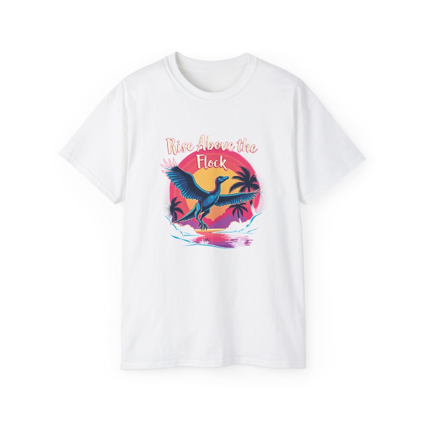 Rise Above the Flock Unisex Ultra Cotton Tee - Tropical Vibe Shirt - Psychonaut Swag