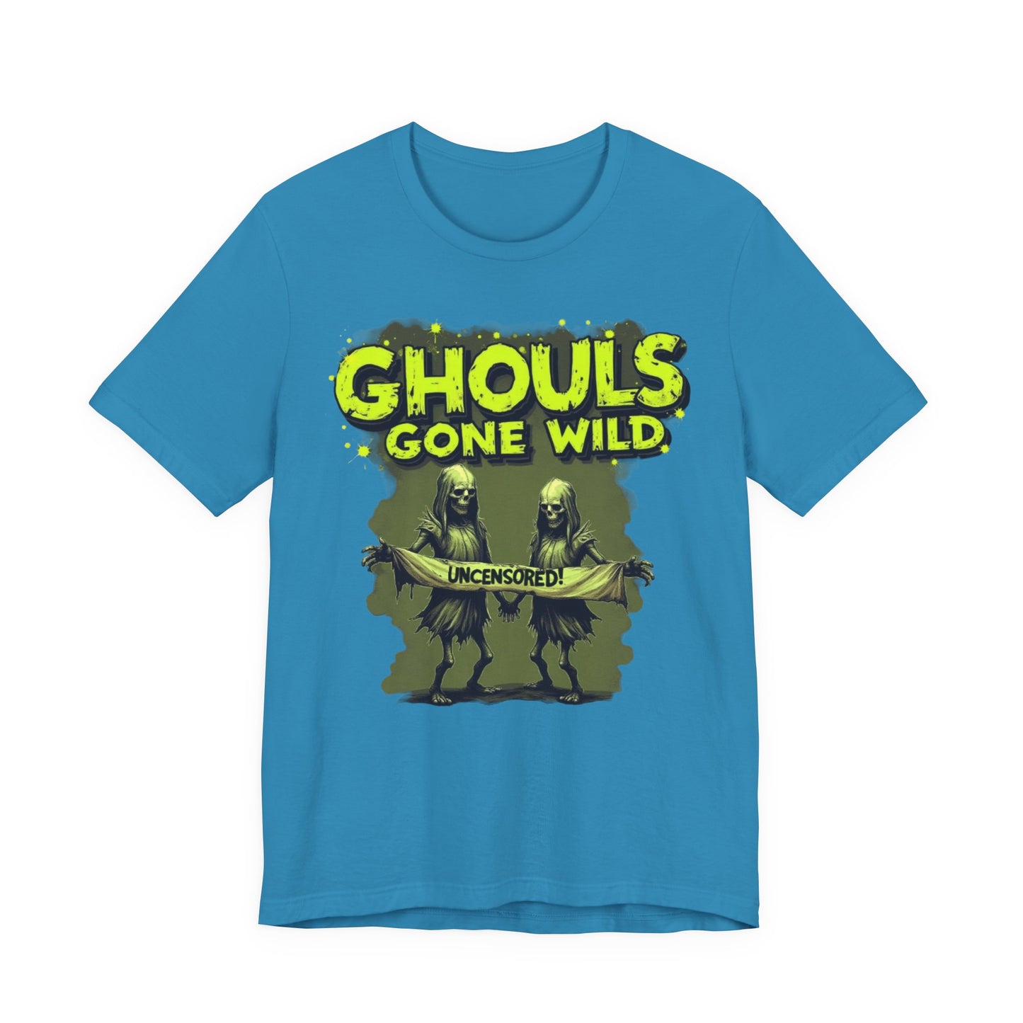 Ghouls Gone Wild Tee, Funny Halloween T-Shirt, Unisex Graphic Tee, Spooky Party Shirt, Casual Wear for Halloween