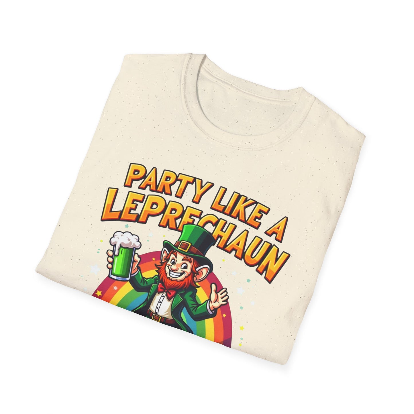 Party Like a Leprechaun T-Shirt — St. Patrick’s Day Funny Rainbow Beer Tee