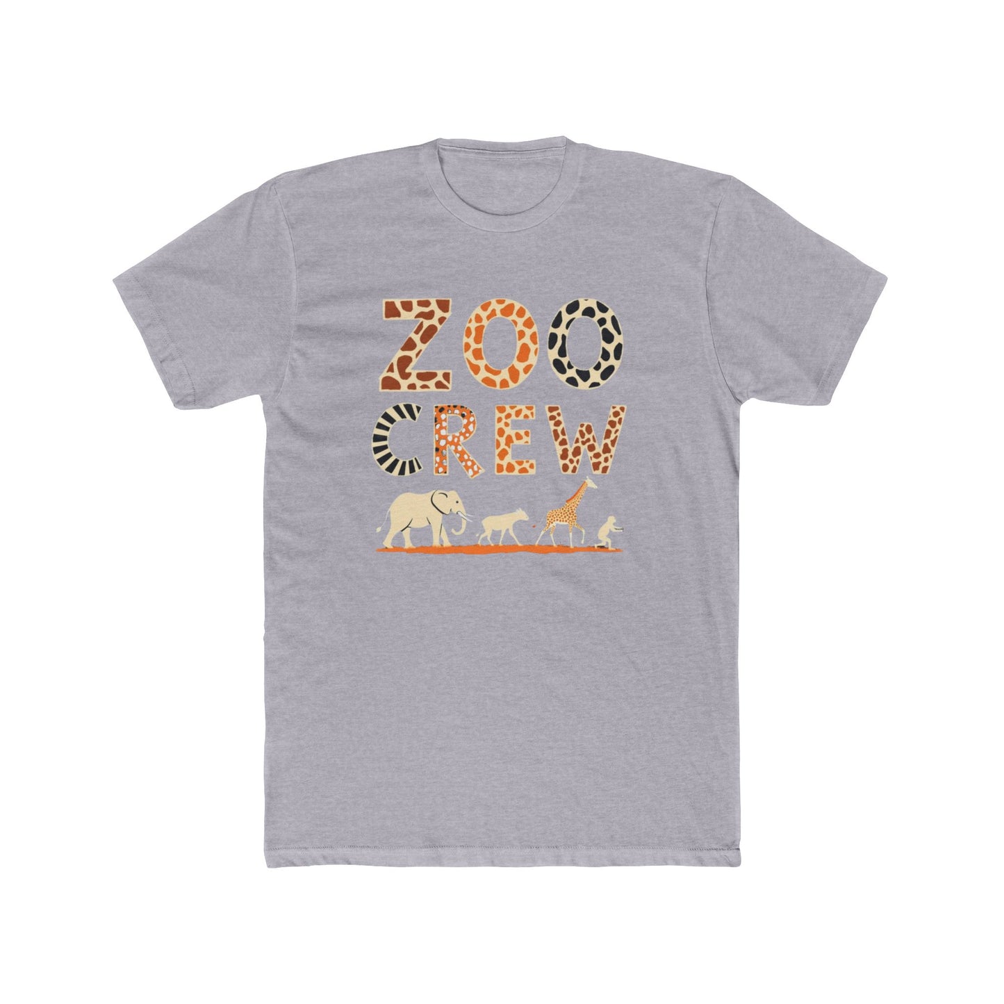 Zoo Crew Unisex Cotton Crew Tee, Animal Shirt, Wildlife Apparel, Zoo Membership Gift, Family Outing Tee, Fun Educational Outfits - Psychonaut Swag