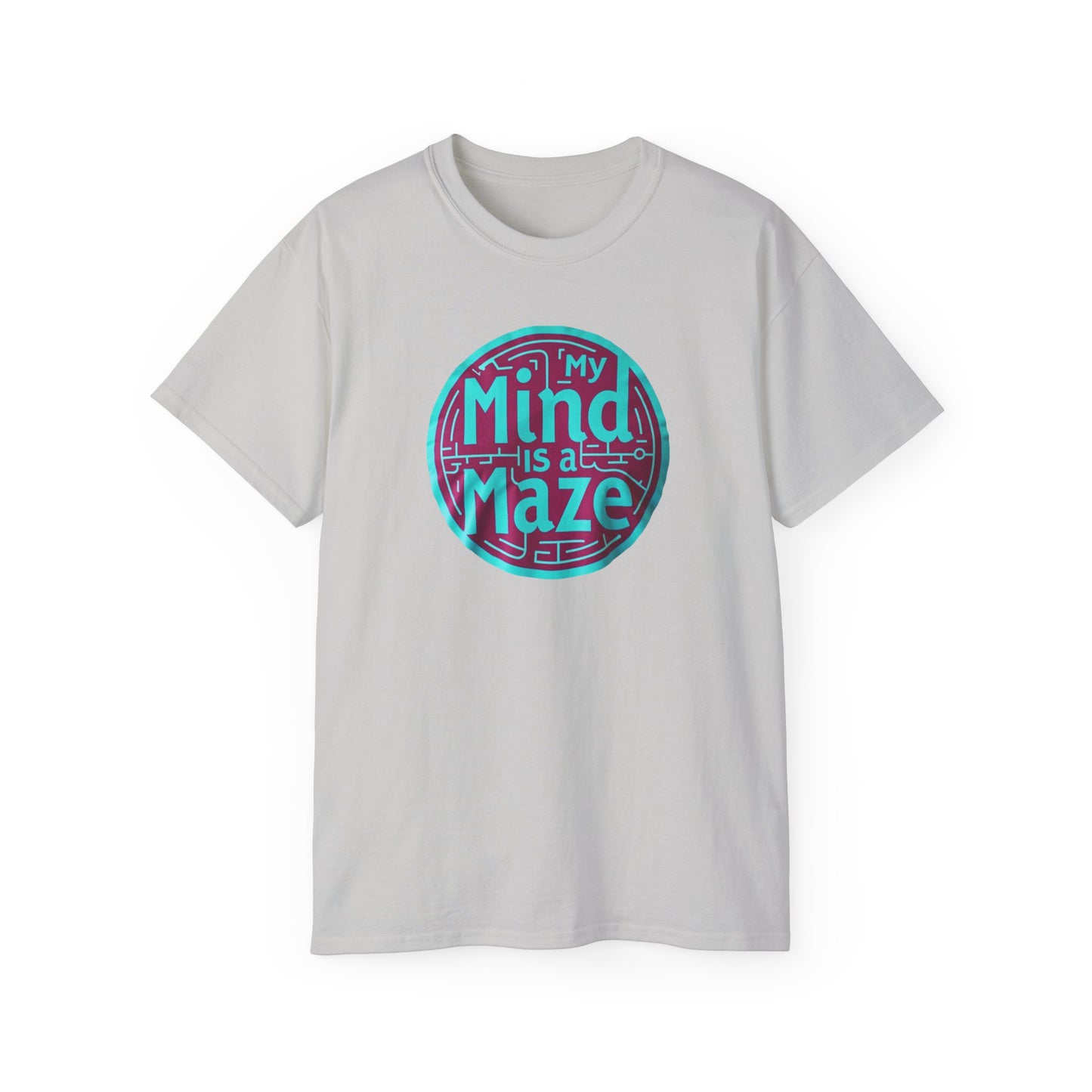 Mind is a Maze Unisex Ultra Cotton Tee - Creative and Thoughtful Shirt - Psychonaut Swag