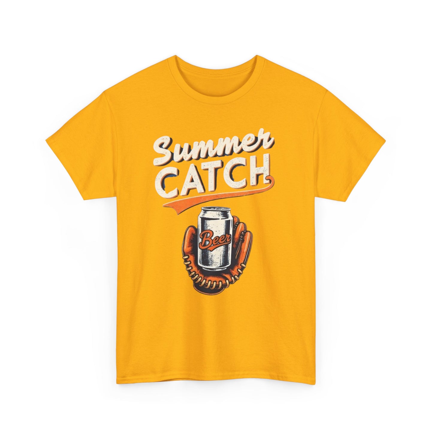 Summer Catch Tee, Casual Summer Shirt, Gift for Beer Lovers, Fun Graphic T-Shirt, Perfect for BBQs and Picnics - Psychonaut Swag