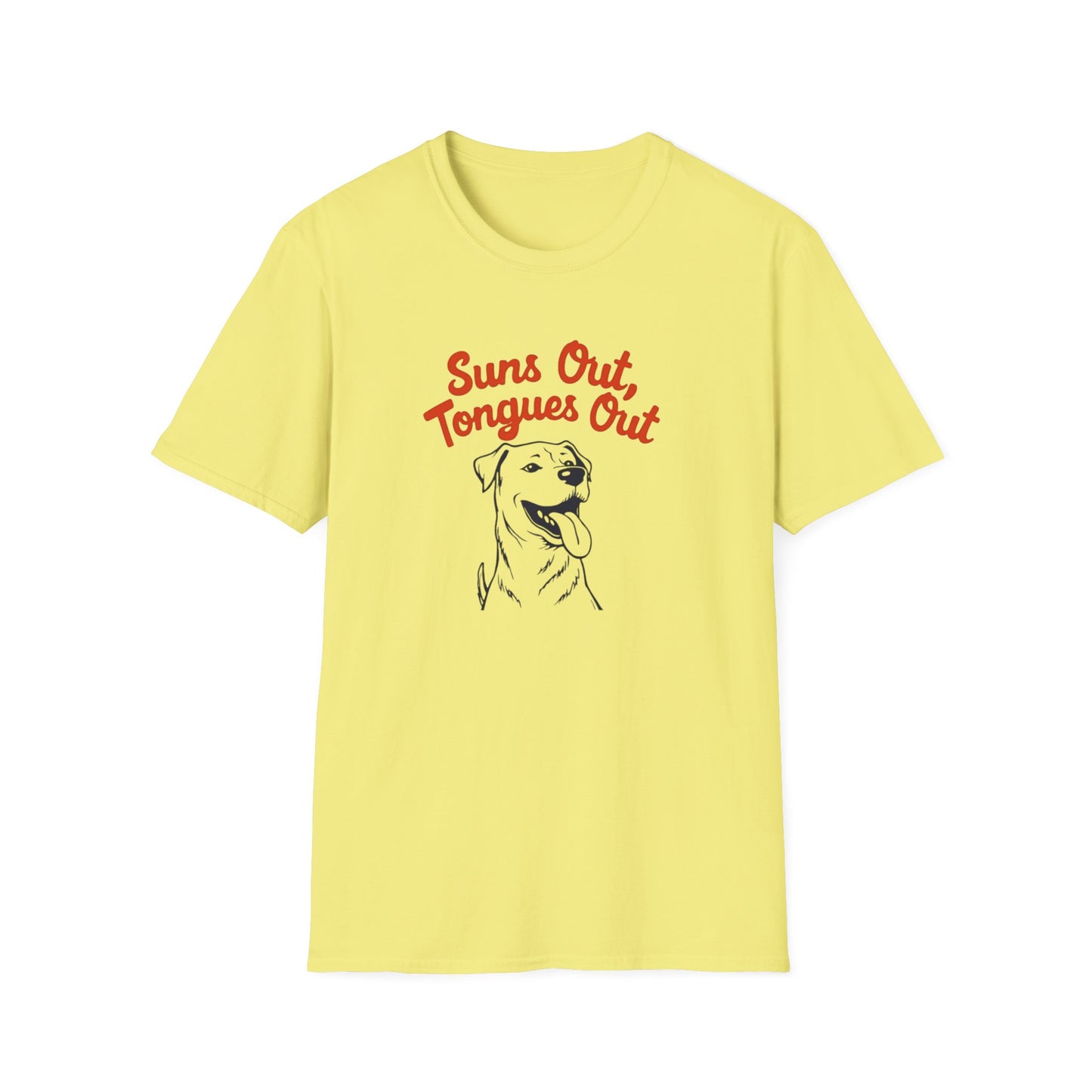 Suns Out, Tongues Out T-Shirt – Unisex Summer Tee, Dog Lovers Gift, Casual Wear, Cute Pet Shirt, Animal Lover Apparel - Psychonaut Swag