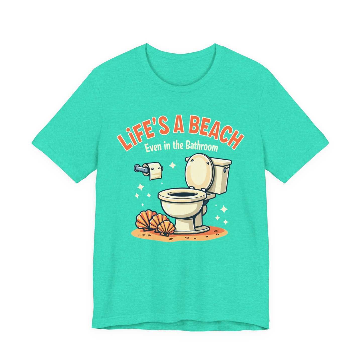 Life's a Beach, Unisex Short Sleeve Shirt - Psychonaut Swag