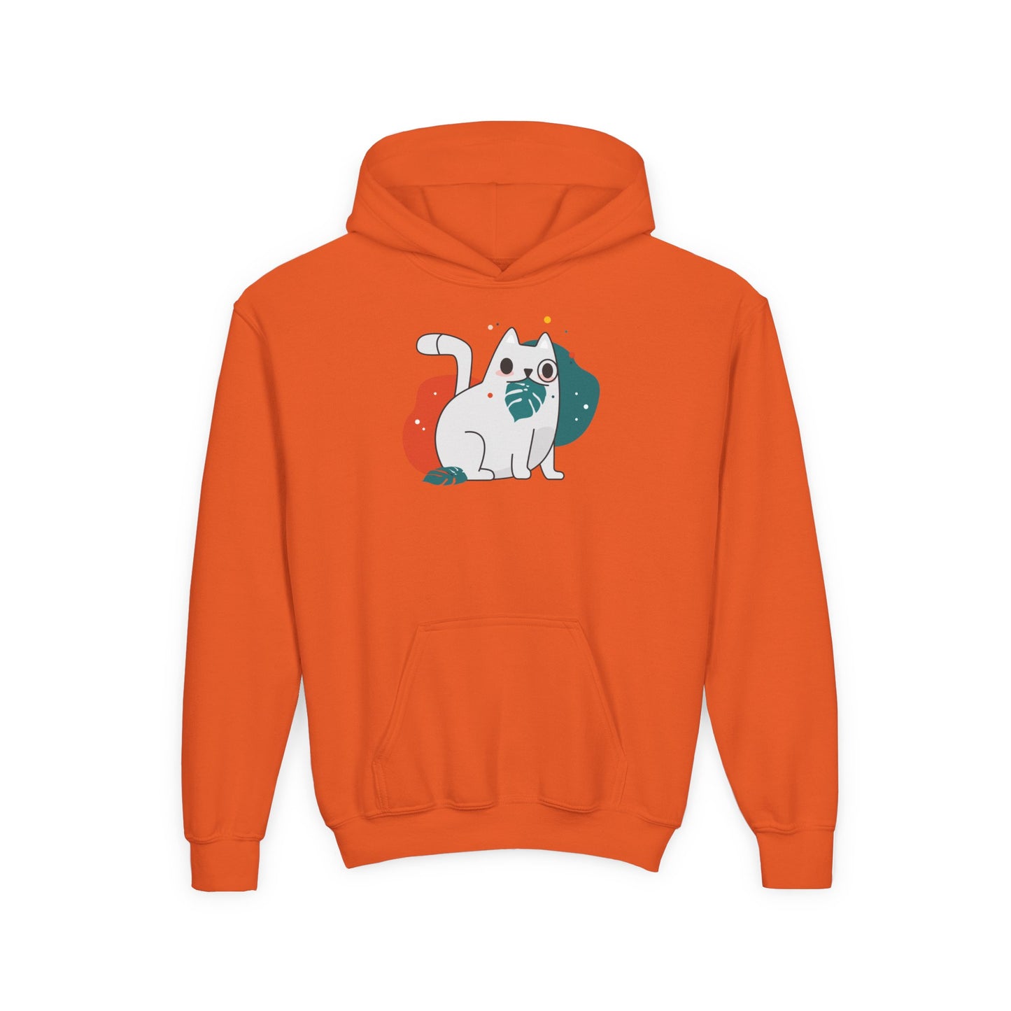 Crazy Cat Youth Heavy Blend Hooded Sweatshirt - Psychonaut Swag