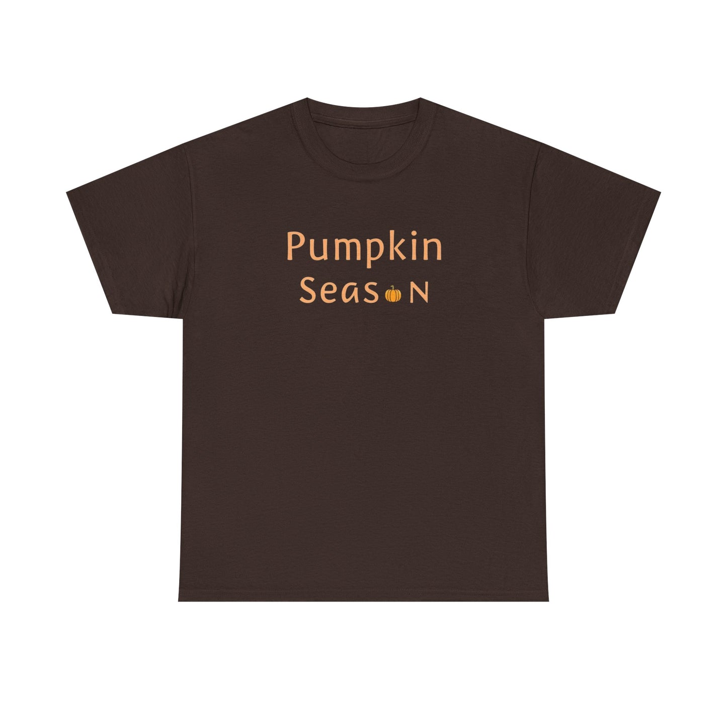 Pumpkin Season Unisex Heavy Cotton Tee, Fall Apparel, Halloween Shirt, Thanksgiving Tee, Cozy Autumn Fashion, Seasonal Wear