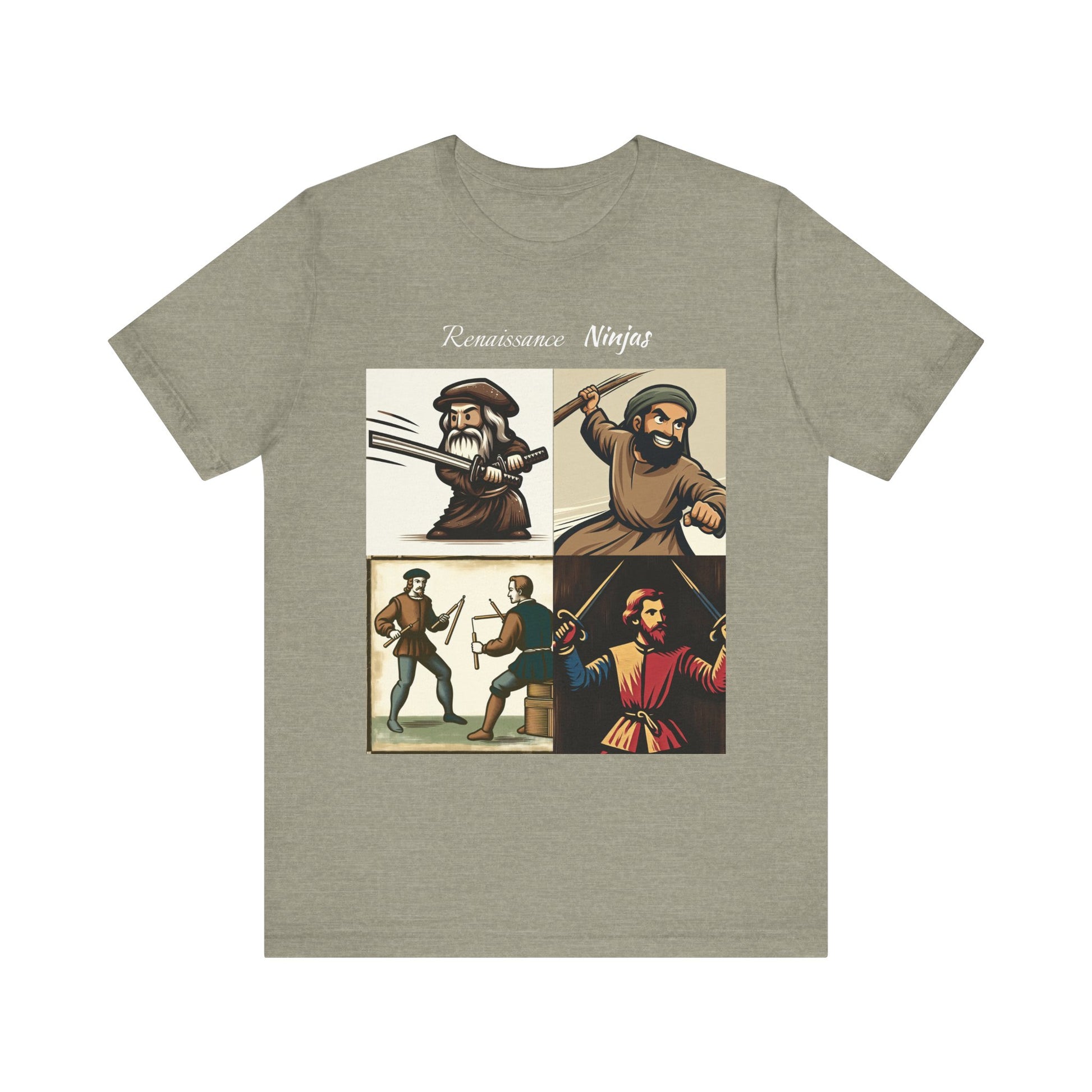 Renaissance Ninjas, Unisex Jersey Short Sleeve Tee - Psychonaut Swag