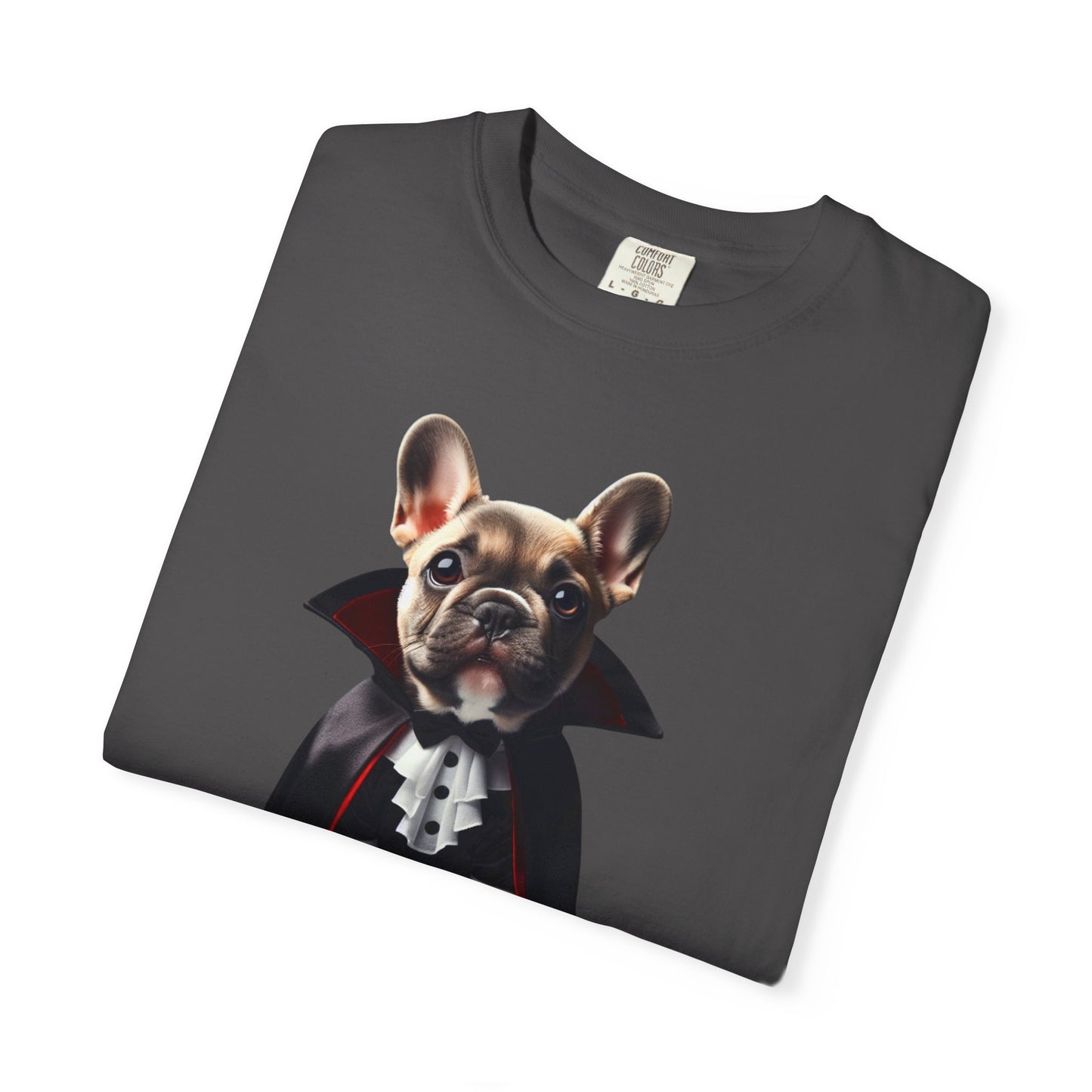 Funny French Bulldog Vampire T-Shirt, Pet Lover Gift, Halloween Costume Tee, Dog Theme Apparel, Unisex Graphic Shirt