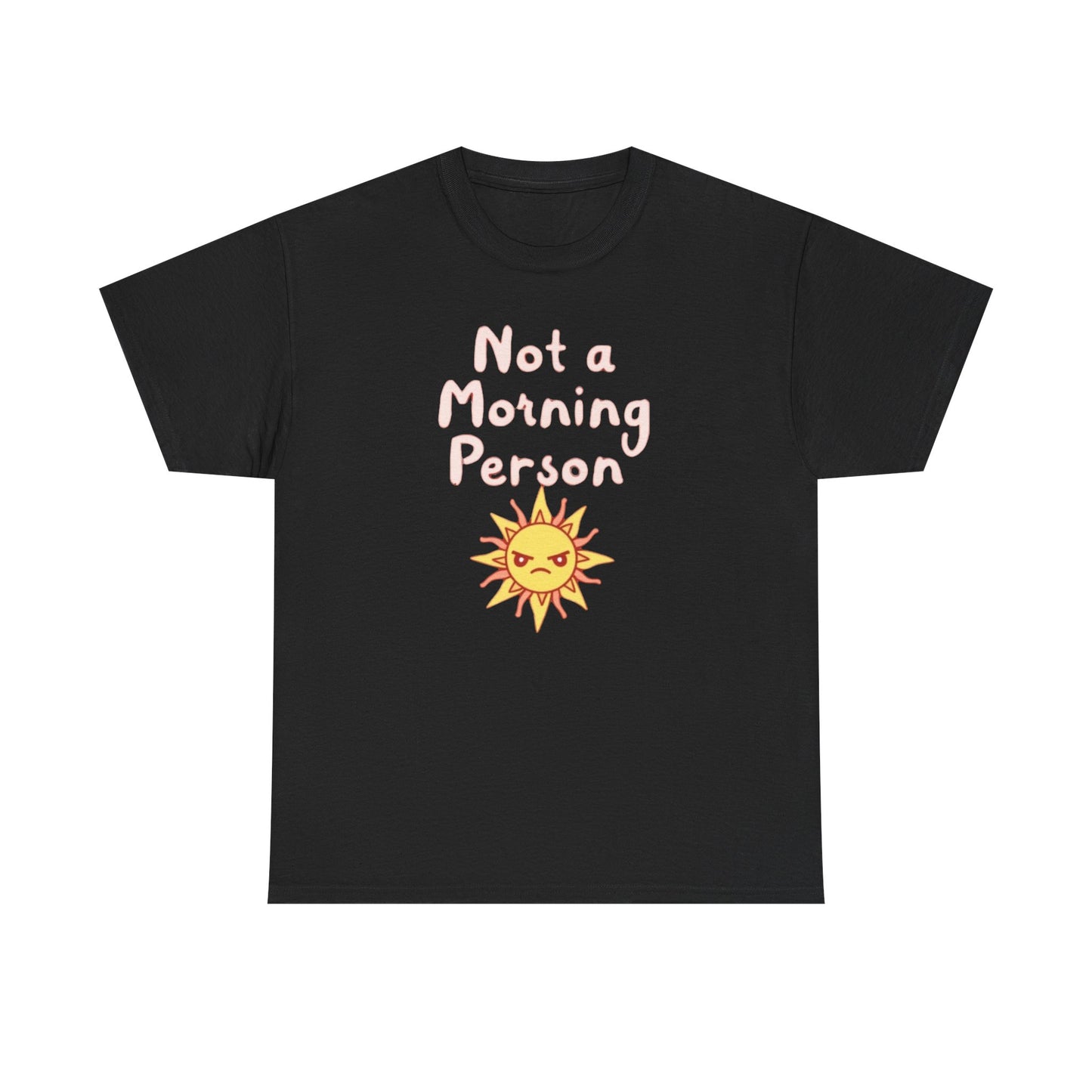 Not a Morning Person, Unisex Cotton T-Shirt, Fun Apparel for Kids and Adults, Perfect Gift for Birthdays and Celebrations - Psychonaut Swag