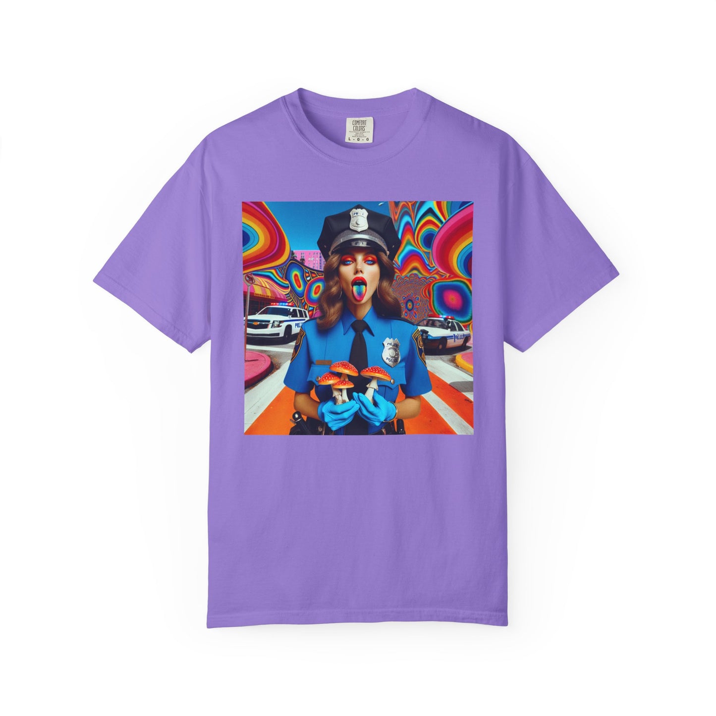 Holding, Unisex Garment-Dyed T-shirt - Psychonaut Swag