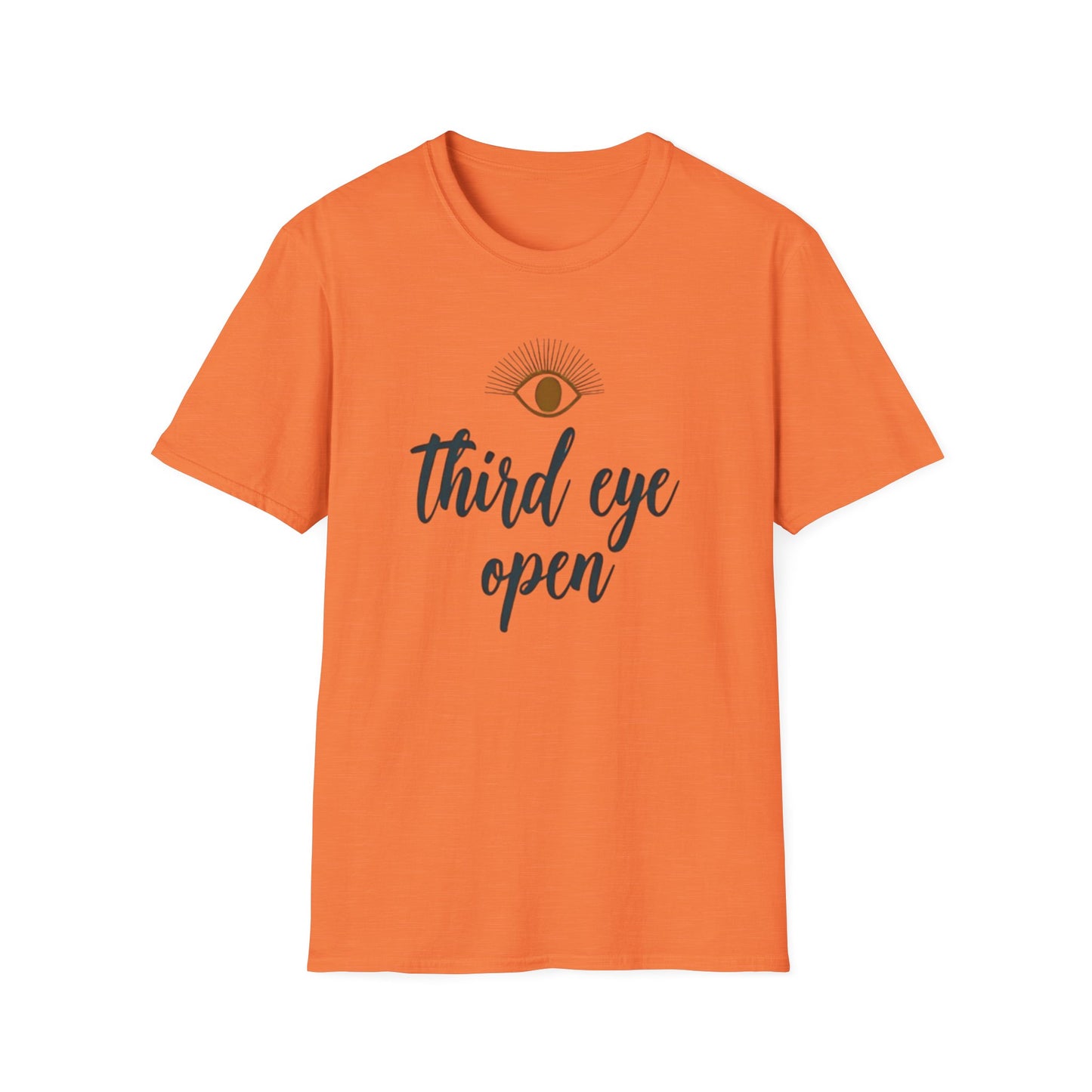 Third Eye insight, Open Unisex Softstyle T-Shirt, Spiritual Gift, Graphic Tee, Meditation Apparel, Casual Wear, Yoga Clothing, Unique T-Shirt - Psychonaut Swag