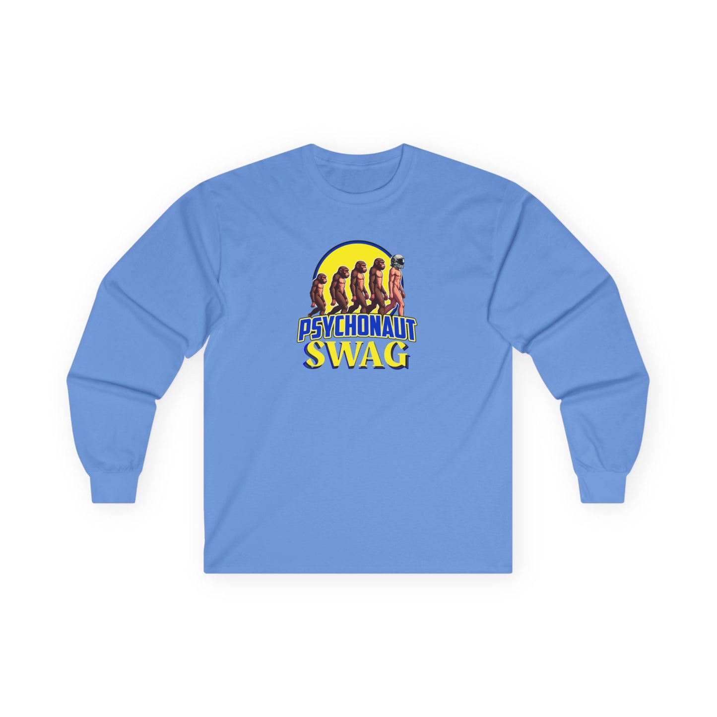 Psychonaut swag, small biz Long Sleeve Tee - Unisex Cotton Shirt for Festival Vibes, Casual Wear, Gift for Music Lovers, Streetwear, Retro Style