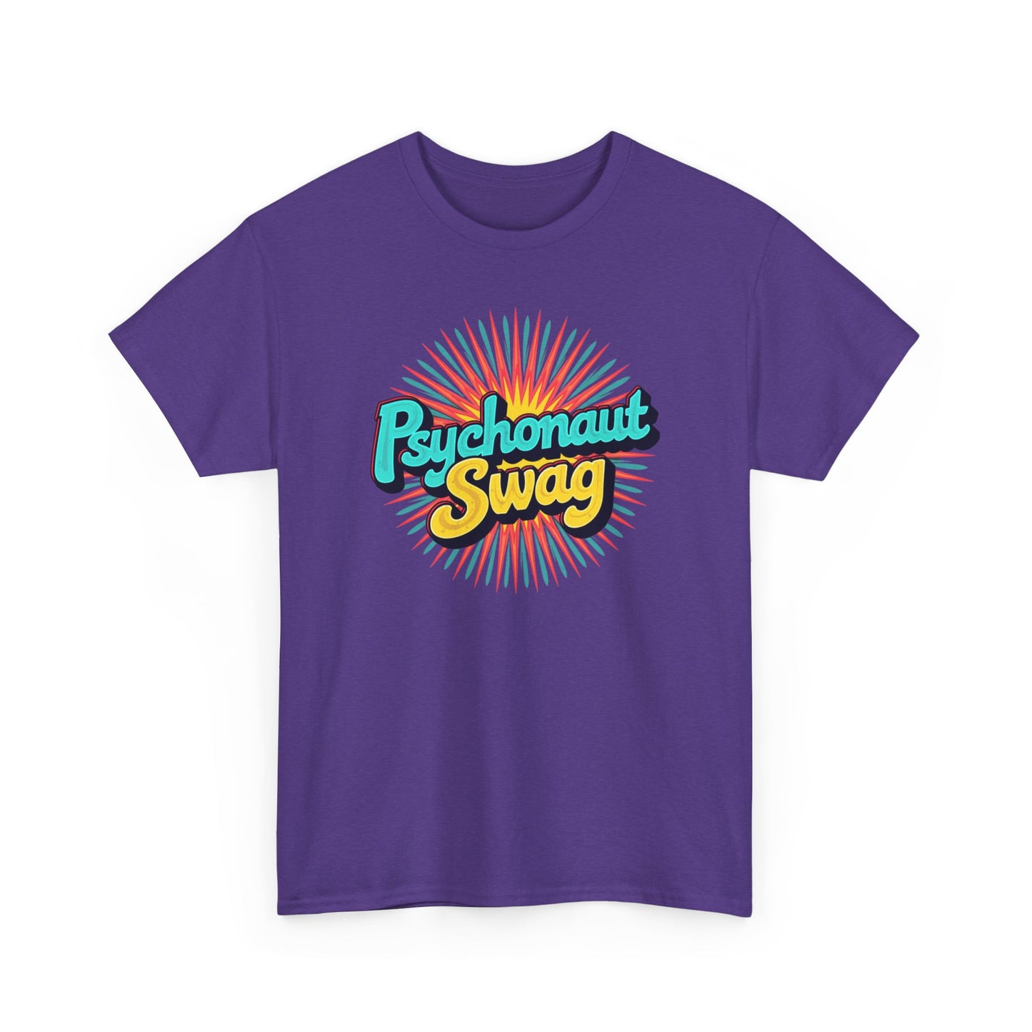 Psychonaut Swag, Atom light Tee, Psychedelic Graphic Tee, Unisex Heavy Cotton Tee, Casual Wear, Music Festival Shirt, Gift for Stoners, Vintage Style T-Shirt - Psychonaut Swag